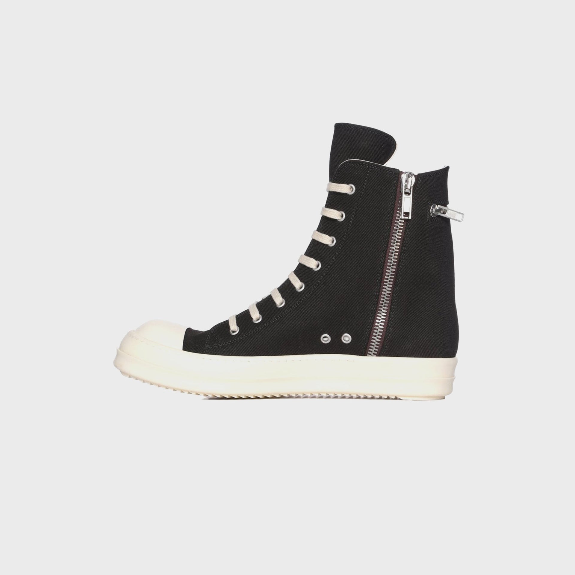 Rick Owens Cargo Sneaks - Black / Milk / Milk