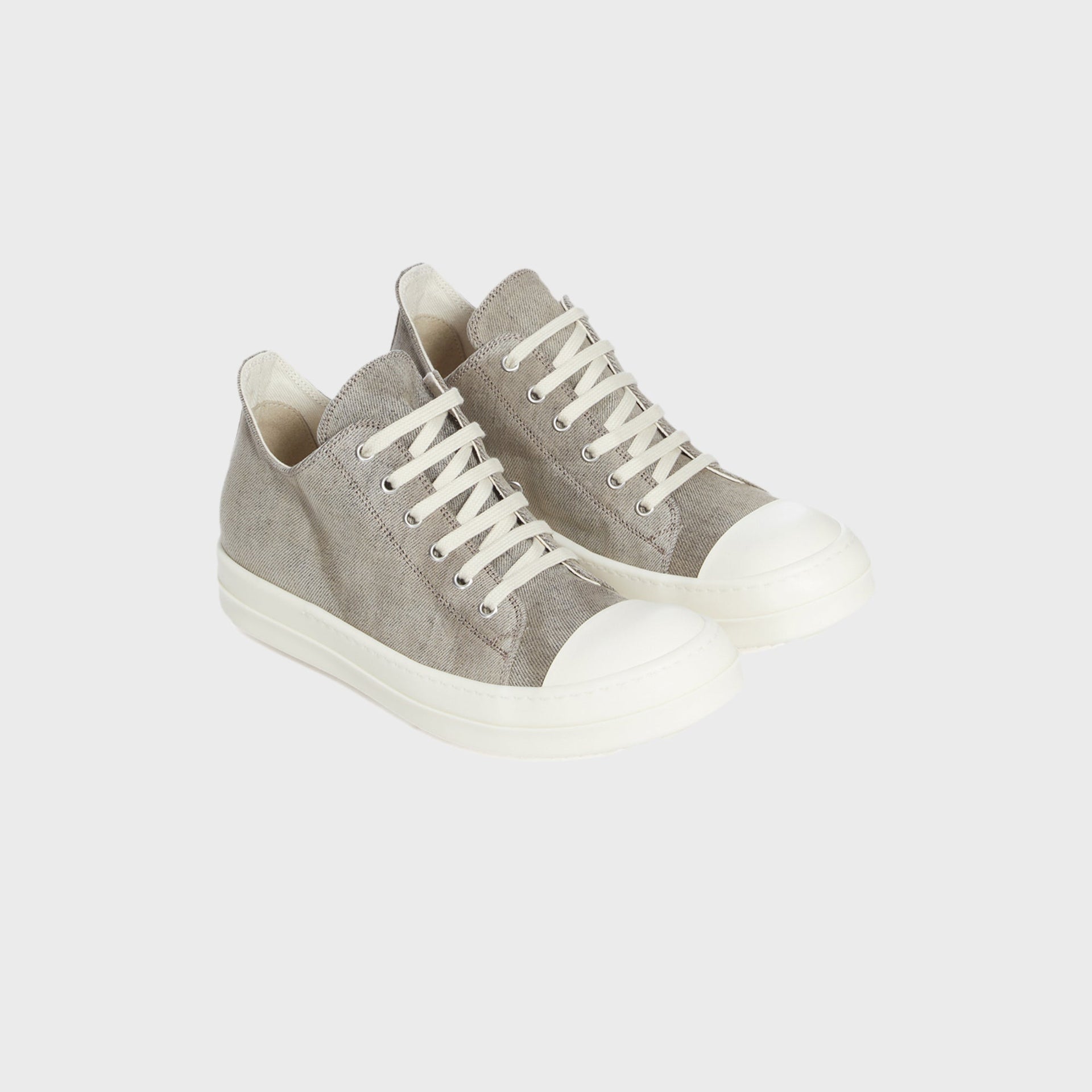 Rick Owens DRKSHDW Scarpe Denim Low - Dust / Milk