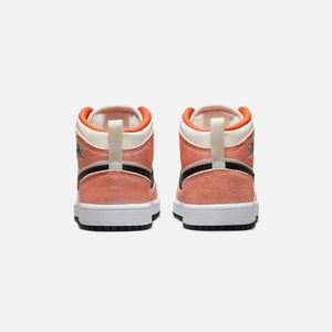 Nike Pre-School Air Jordan 1 Mid SE - Team Orange / Black / Sail / White