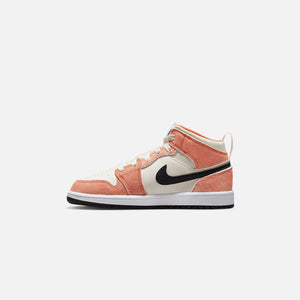 Nike Pre-School Air Jordan 1 Mid SE - Team Orange / Black / Sail / White