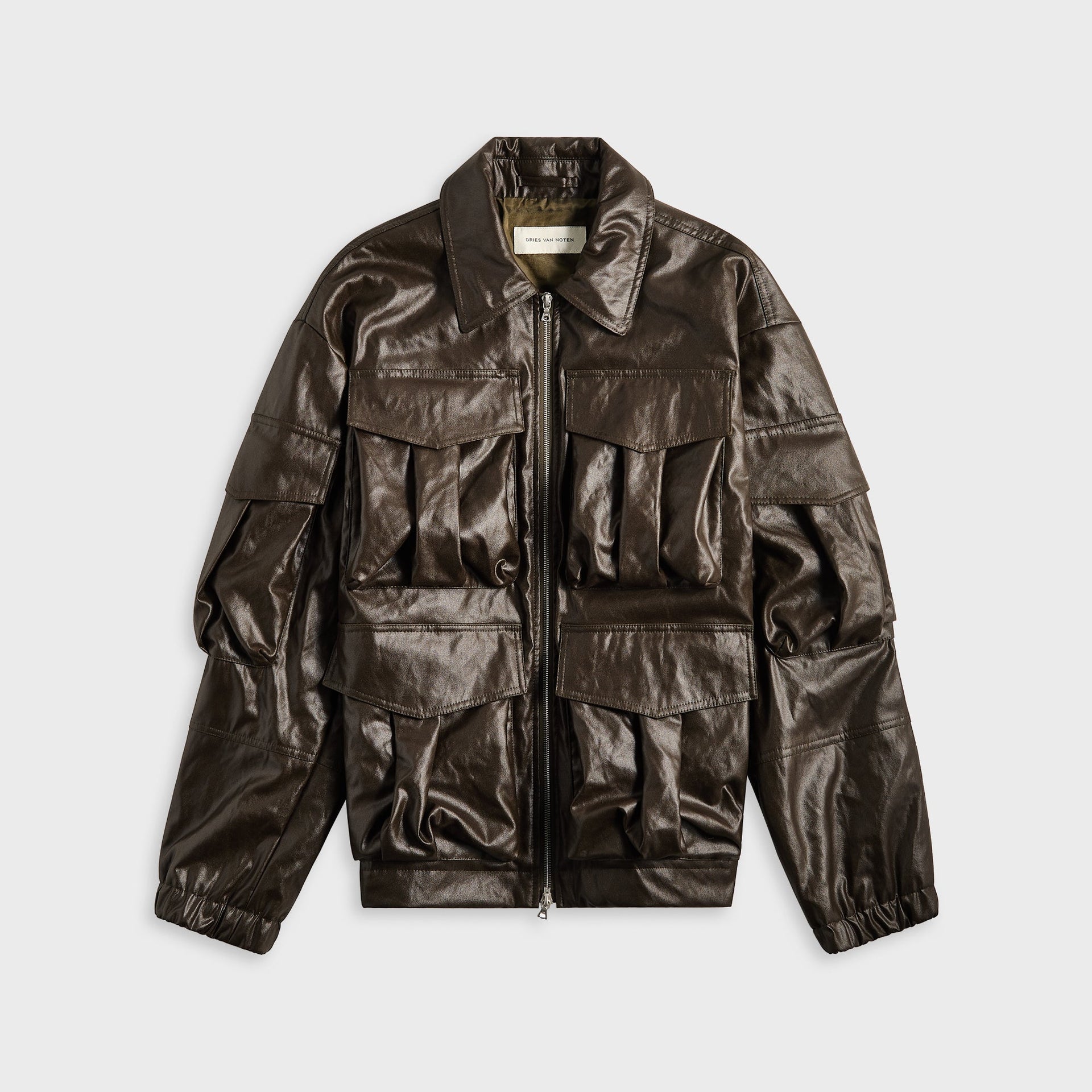 Dries Van Noten Vow Bis 1502 M.W.Jacket in Khaki