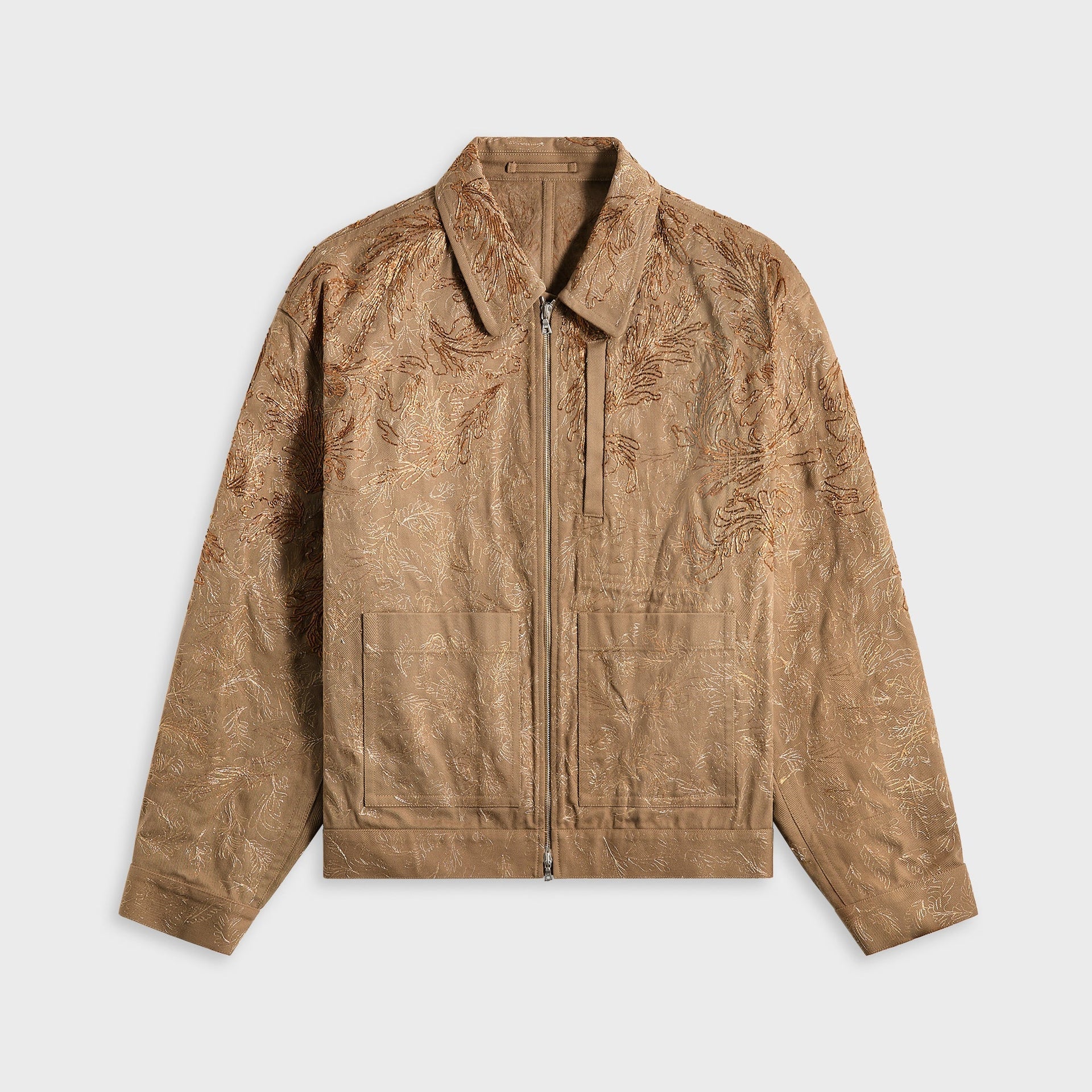 Dries Van Noten Veper Gd Emb 1046 M.W.Jacket - Taupe