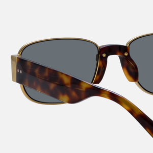 Dries Van Noten DVN196 Frame Sunglasses - Yellow Gold