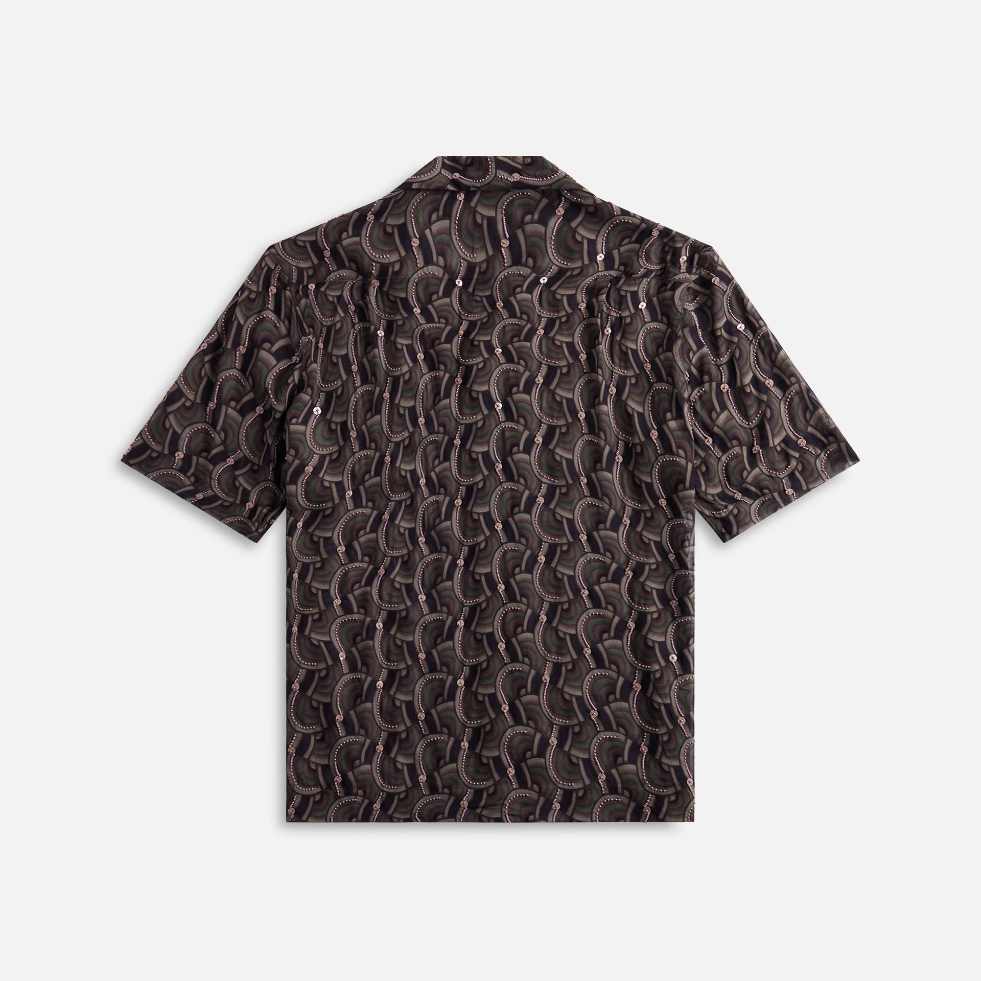 Dries Van Noten Carltone Embroidered Shirt - Petrol