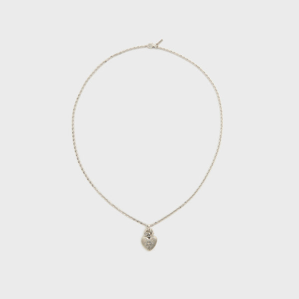 Emanuele Bicocchi Sacred Heart Necklace - Silver – Kith Europe