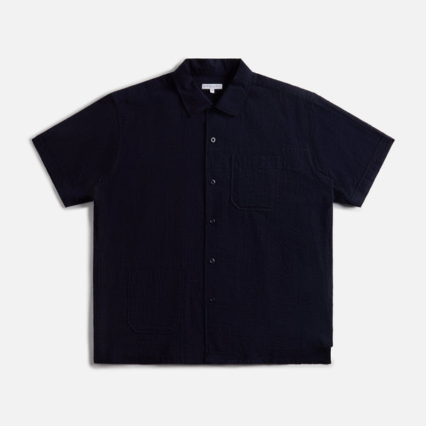 EngineeredGarments Camp shirt ネイビードット　XL EG24S3KIH001-ZT188-