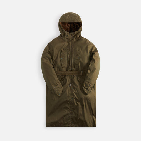 Engineered Garments Storm Coat Pc Weather Poplin - Olive