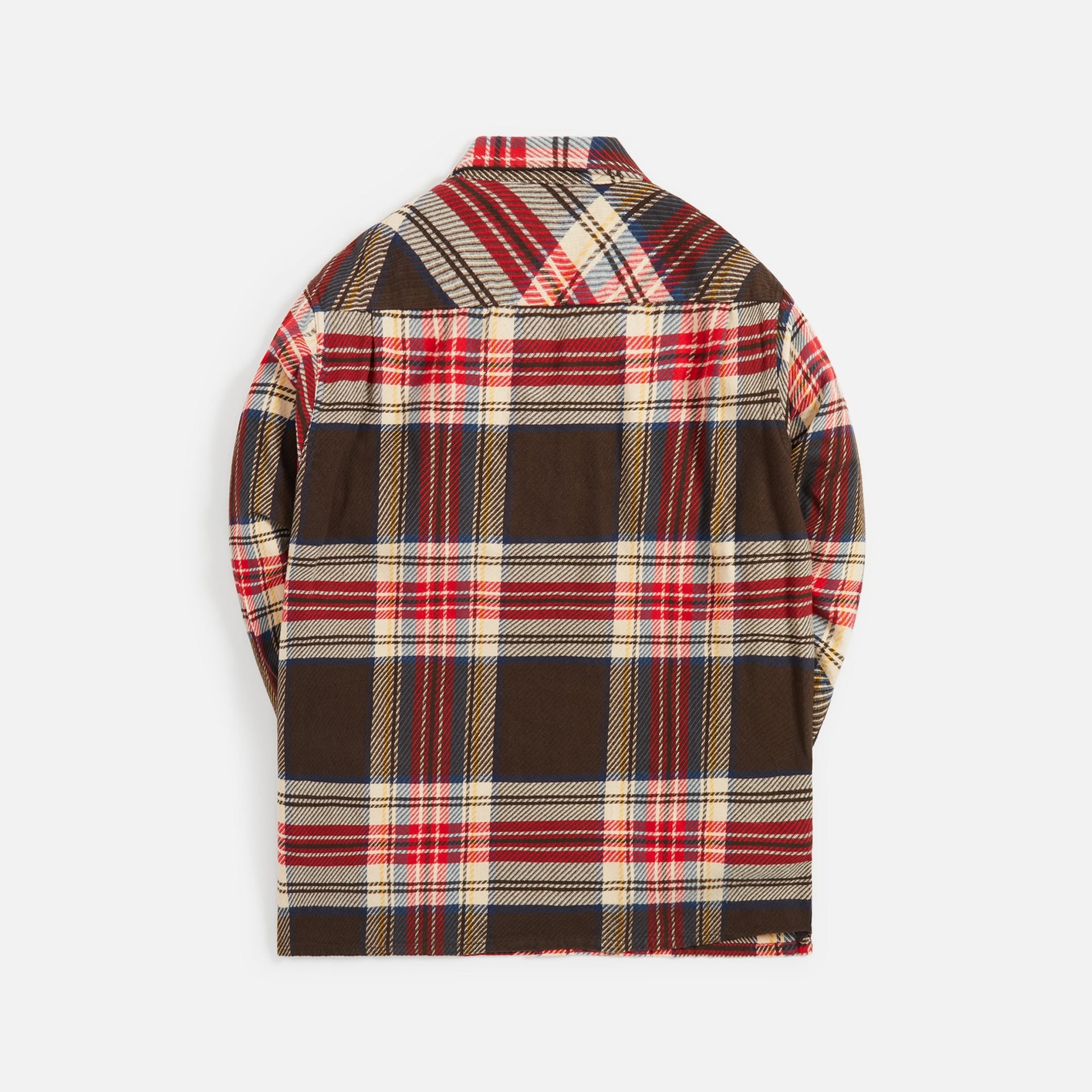 Engineered Garments Classic Shirt Cotton Heavy Twill - Brown Plaid