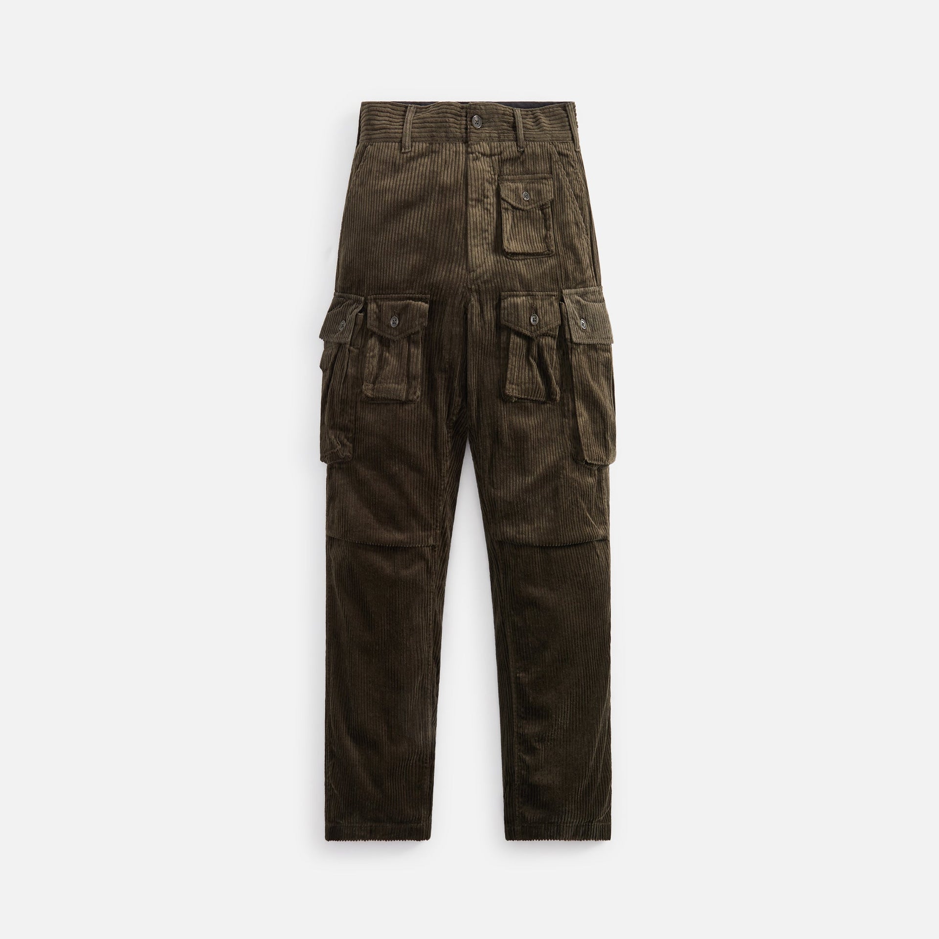 Engineered Garments Fa Pant Cotton 4.5W Corduroy - Olive