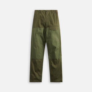 Engineered Garments Field Pant Cotton Double Cloth - Olive