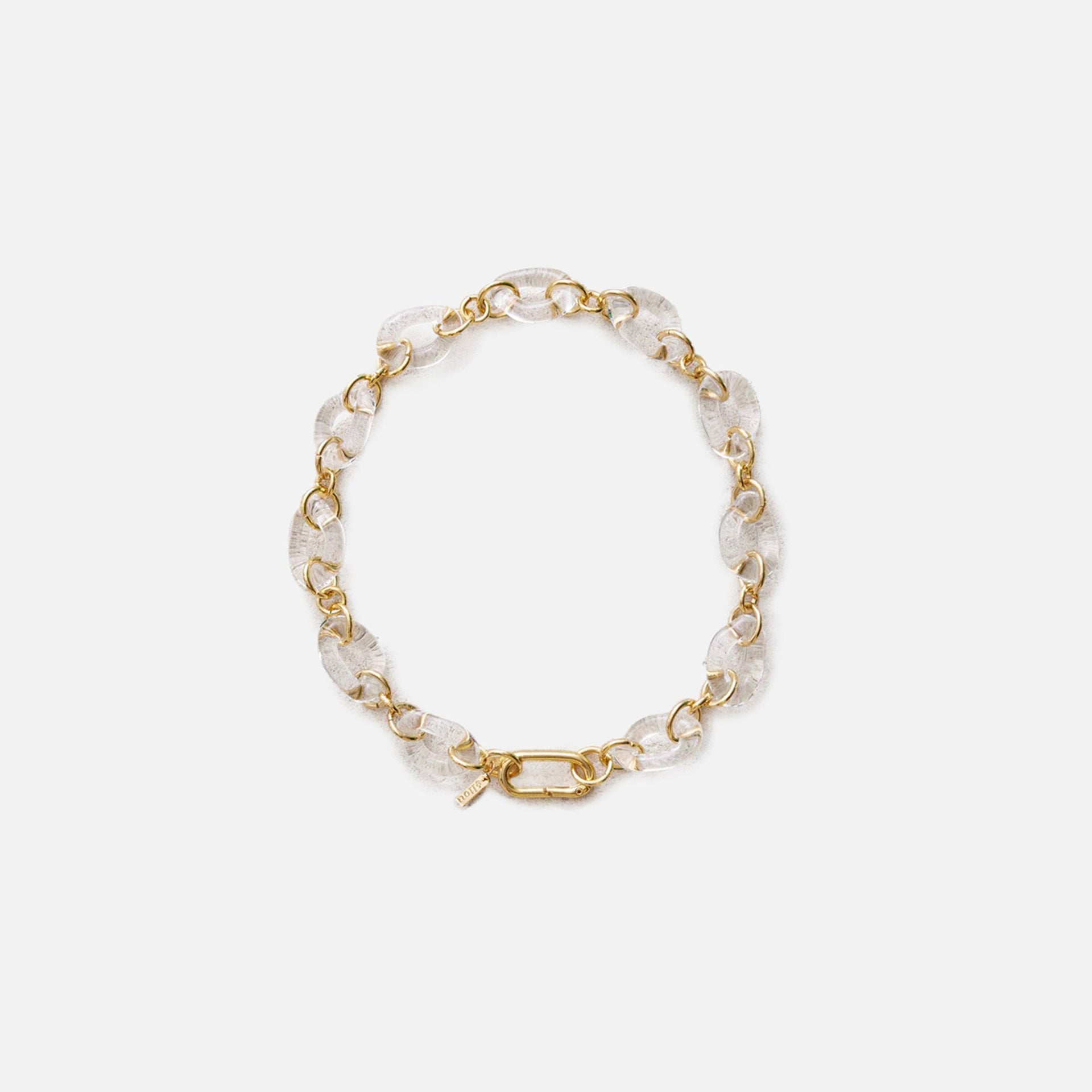 Eliou Conor Necklace - Gold and Clear