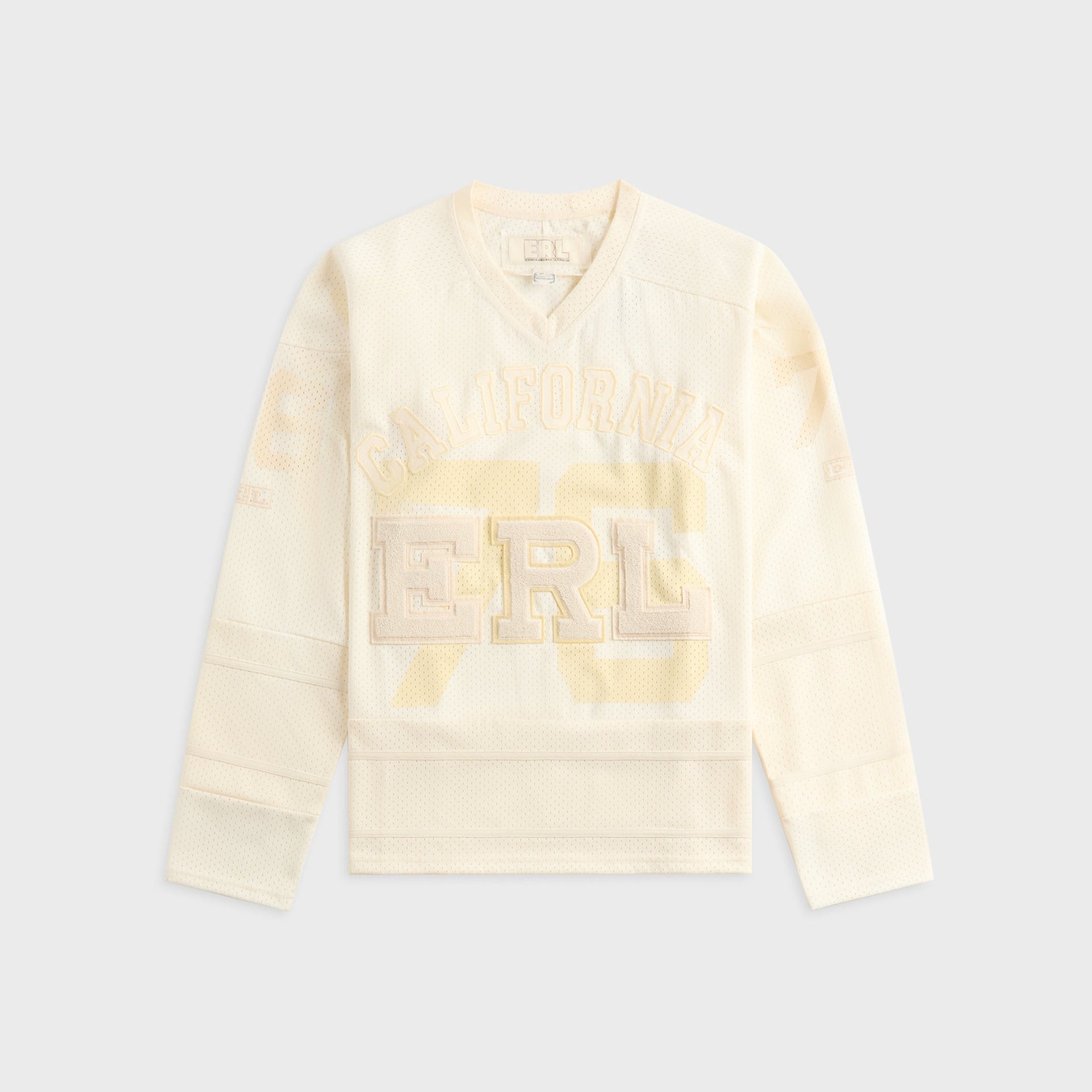 ERL California Hockey Jersey Knit - Off White