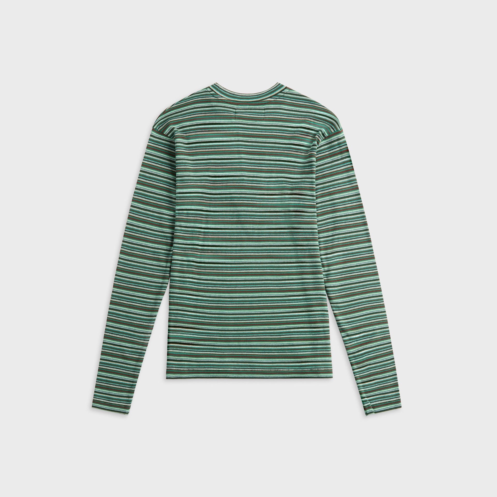 ERL Striped Long Sleeved Tee Knit - Green