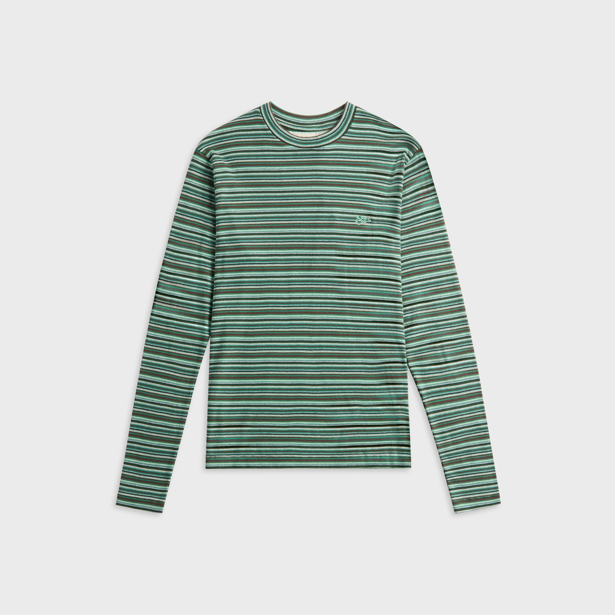 ERL Striped Long Sleeved Tee Knit - Green – Kith Europe