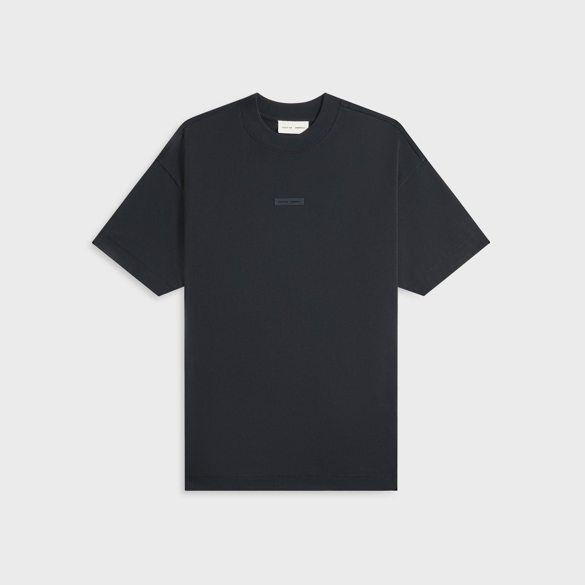 Essentials Vintage Fit Tee in Jet Black