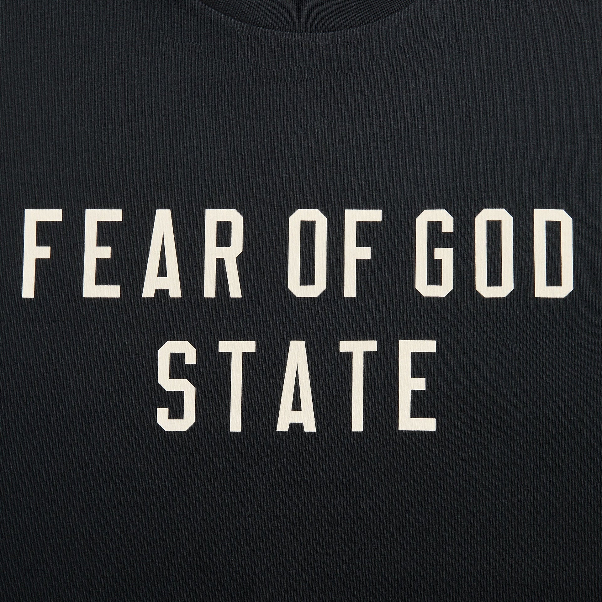 Essentials 90S Fit Tee in Jet Black