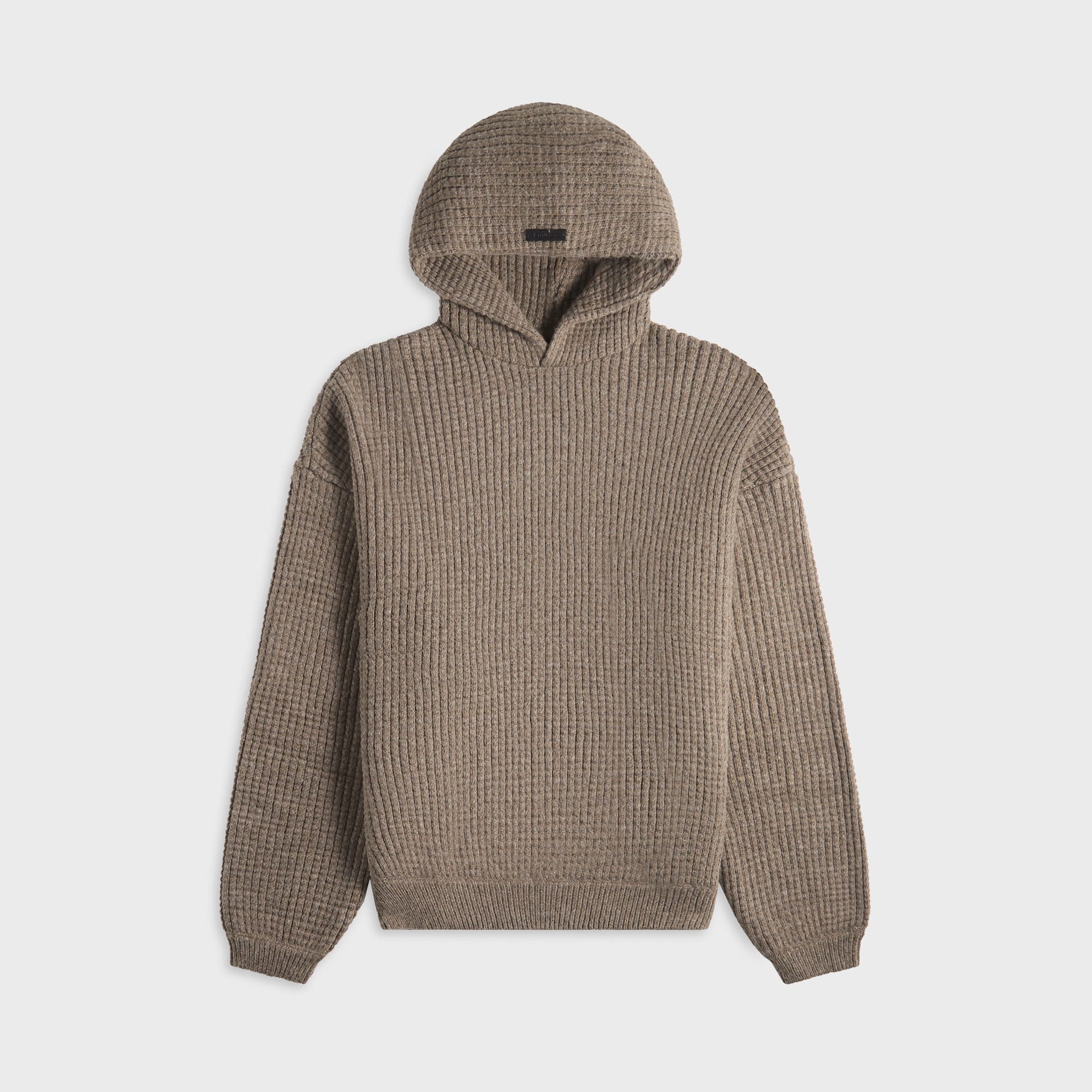 Essentials Heavy Waffle 90's Hoodie - Homestead Heather