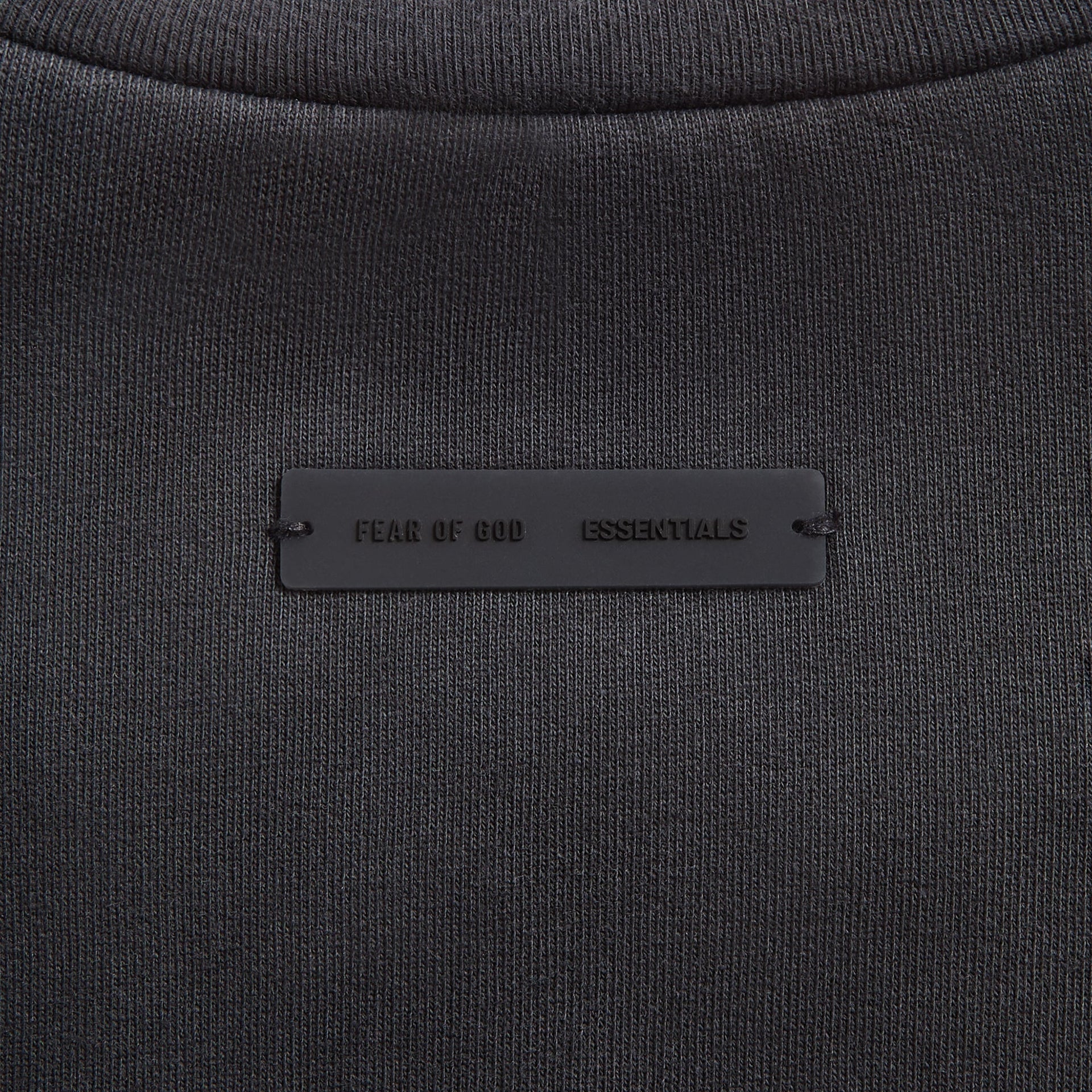 Essentials Cropped Relaxed Chicago Sweatshirt - Vintage Black