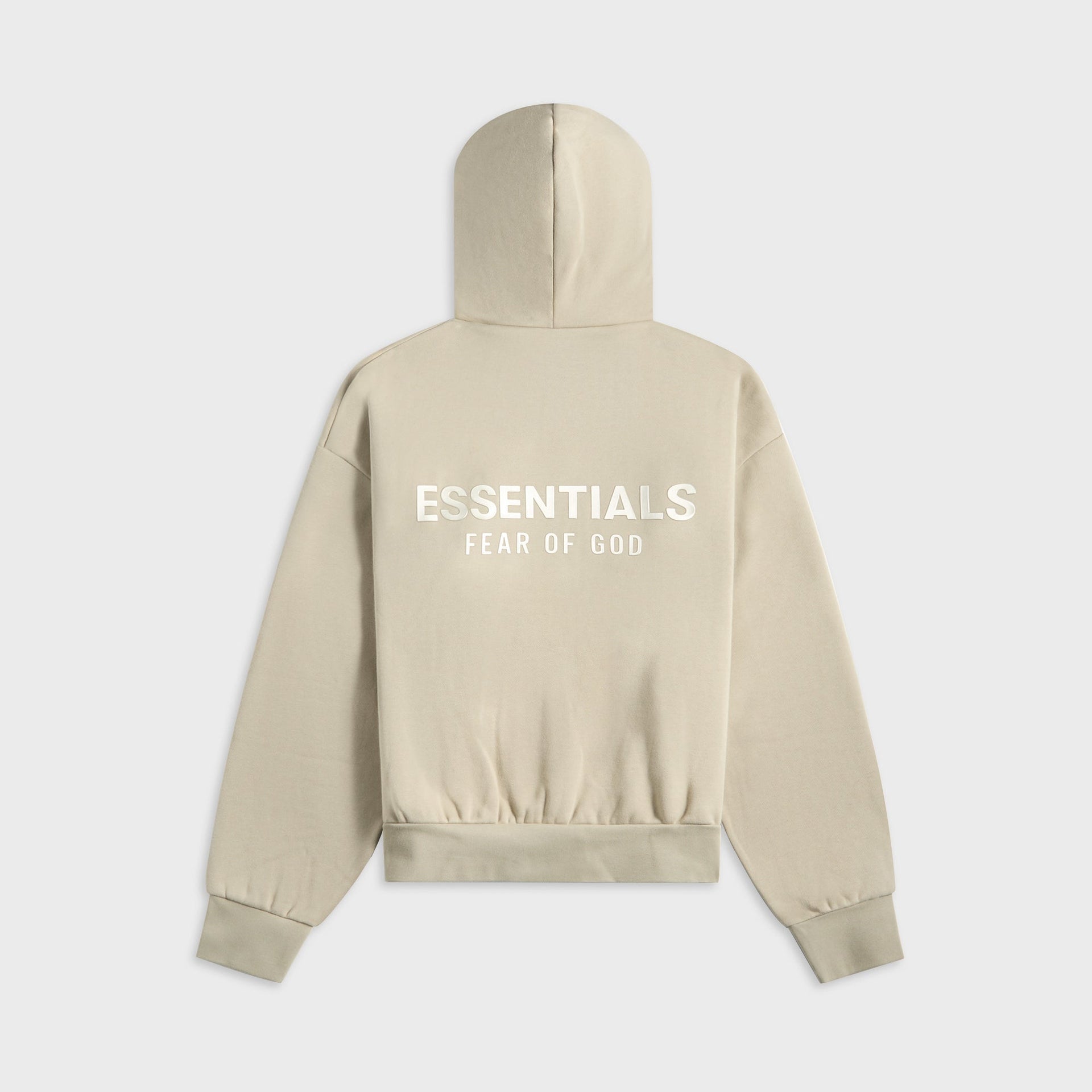 Essentials Classic Fit Fleece Hoodie in Abbey Stone