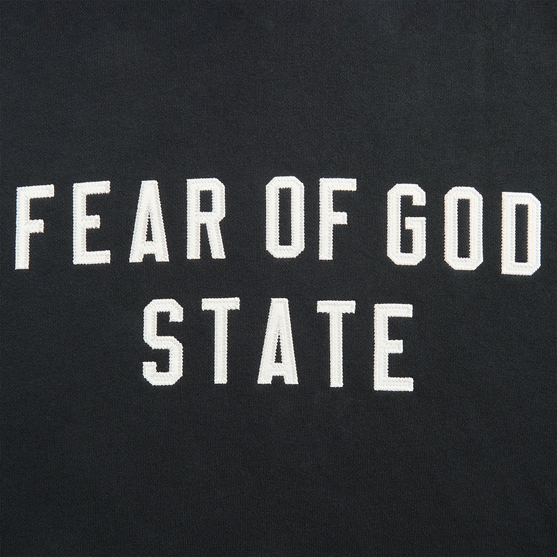 Essentials 90S Fit Fleece Hoodie in Jet Black