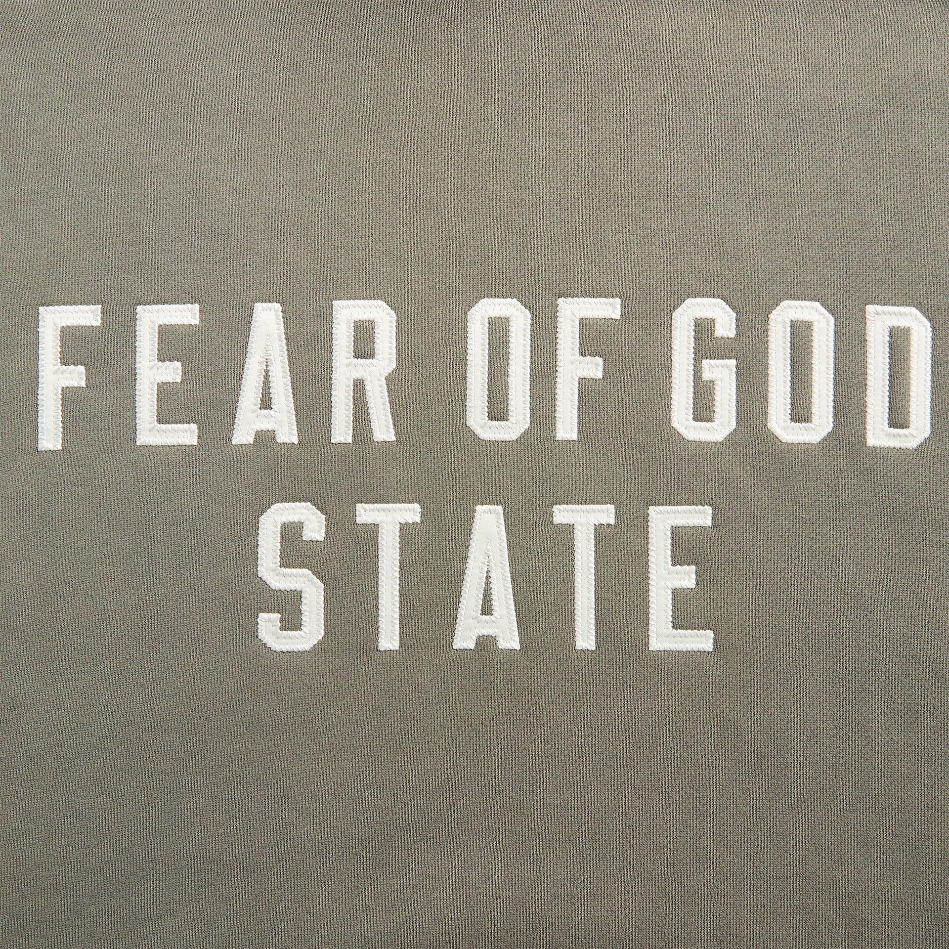 Essentials 90S Fit Fleece Hoodie in Moss