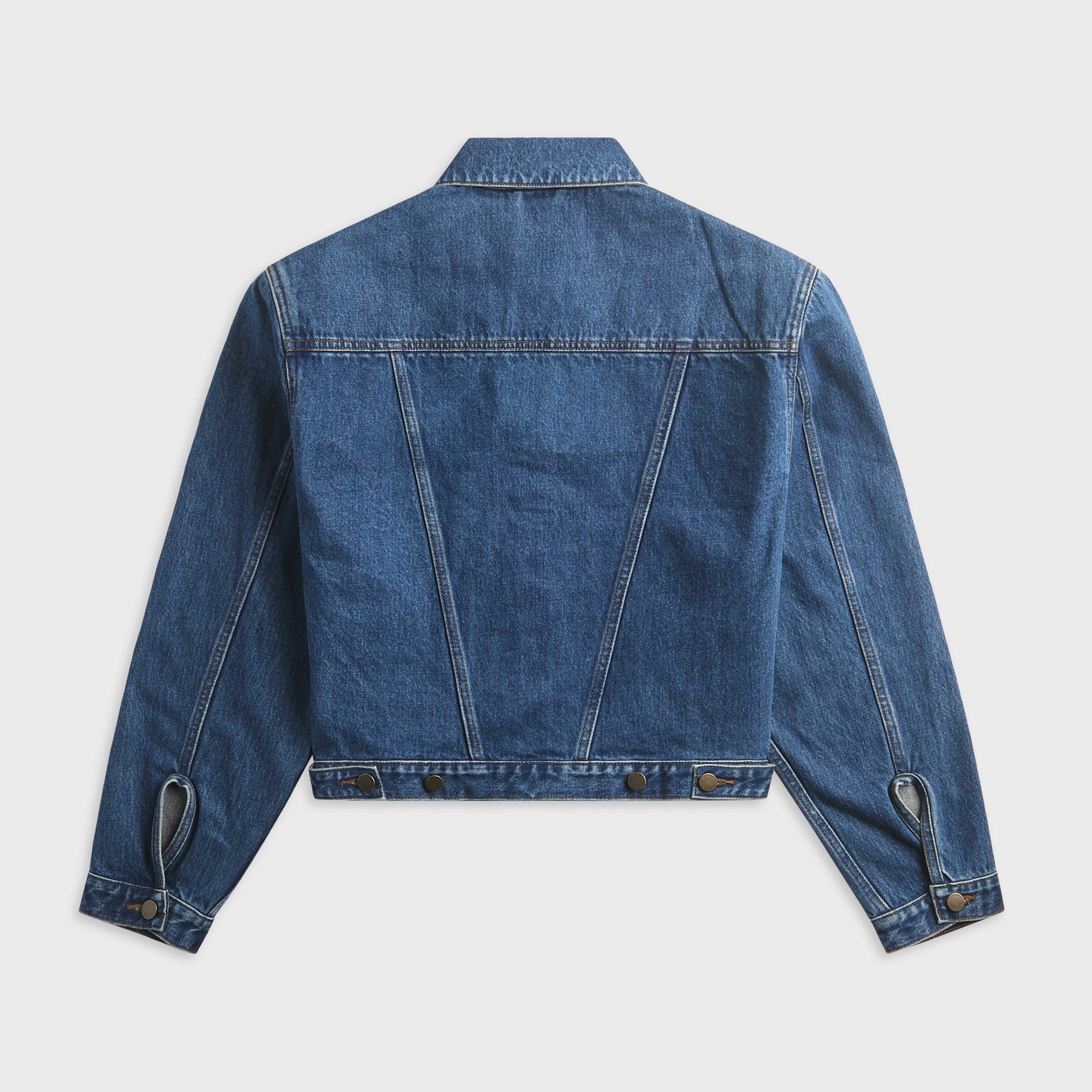 Entire Studios Shrunken Denim Jacket - River Wash