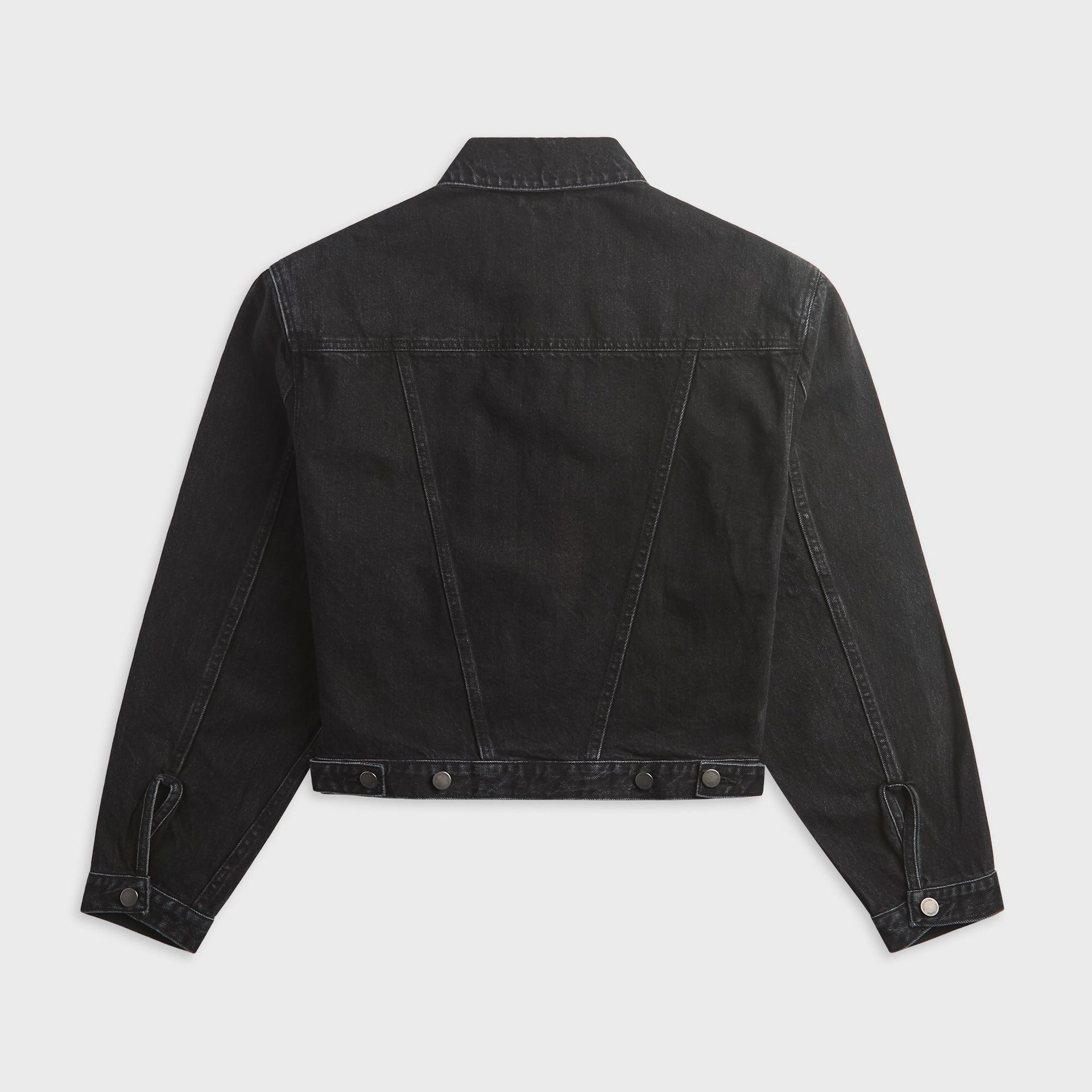 Entire Studios Shrunken Denim Jacket - Magnetite