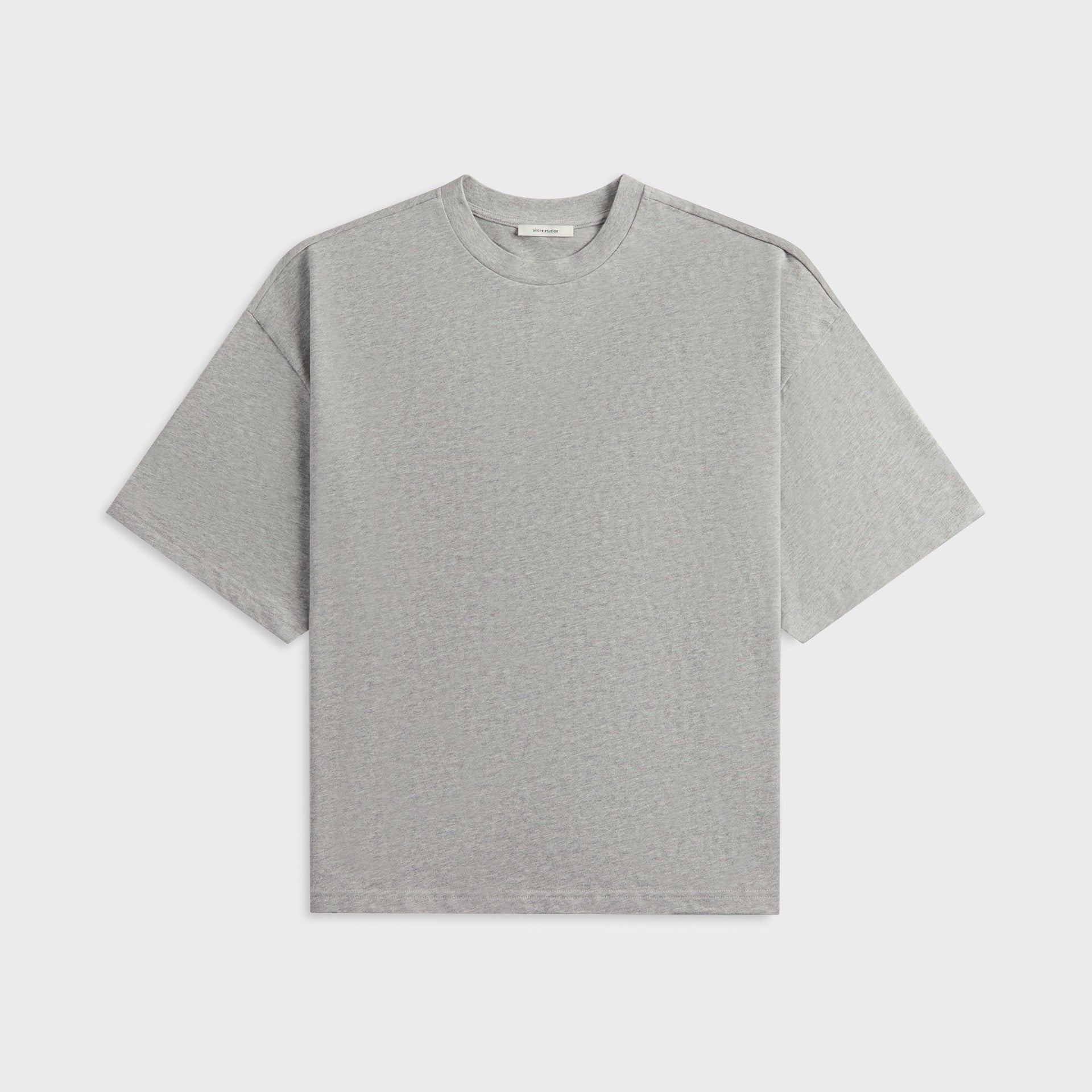 Entire Studios Heavy Boxy Tee - Grey Marble