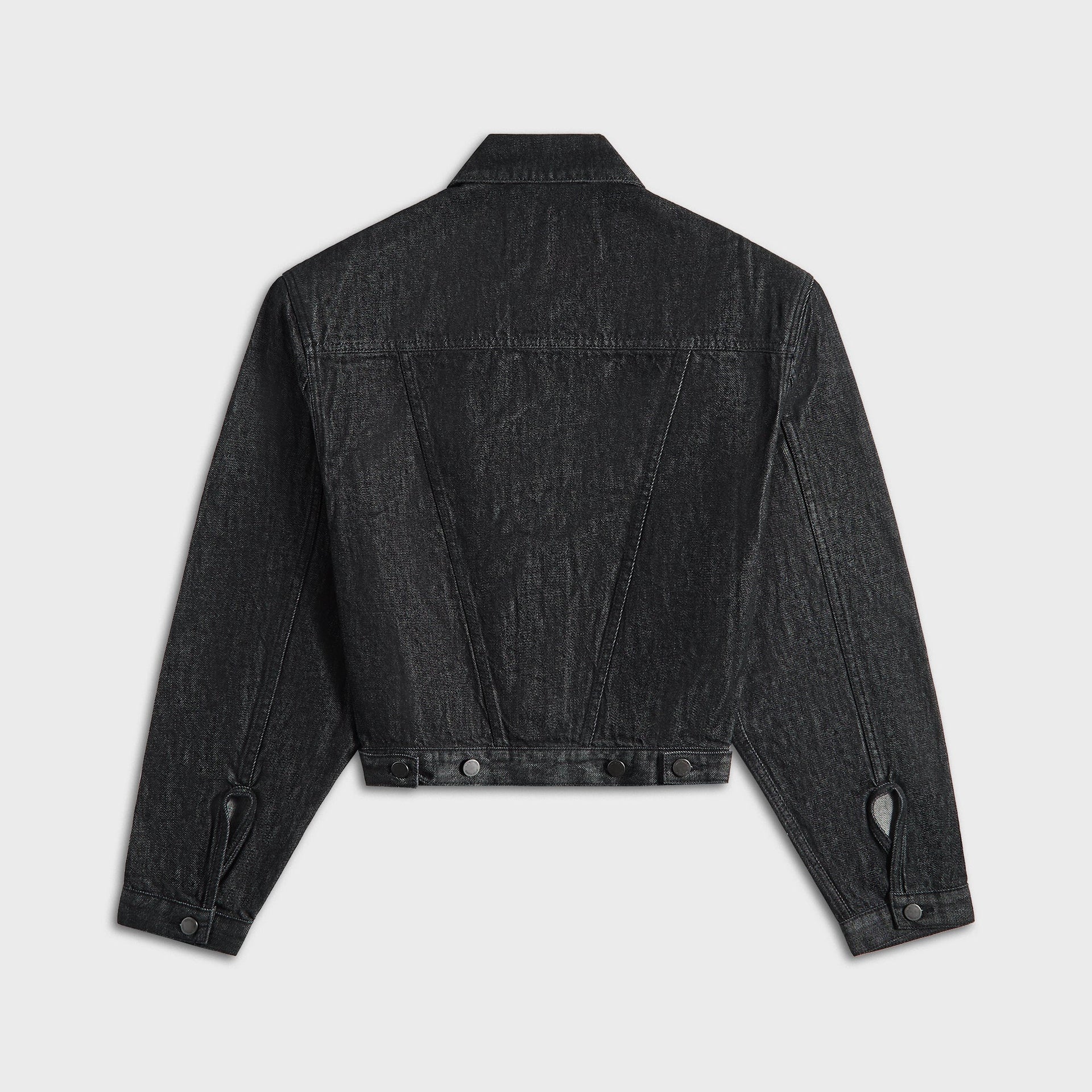 Entire Studios Shrunken Denim Jacket - Raw Black