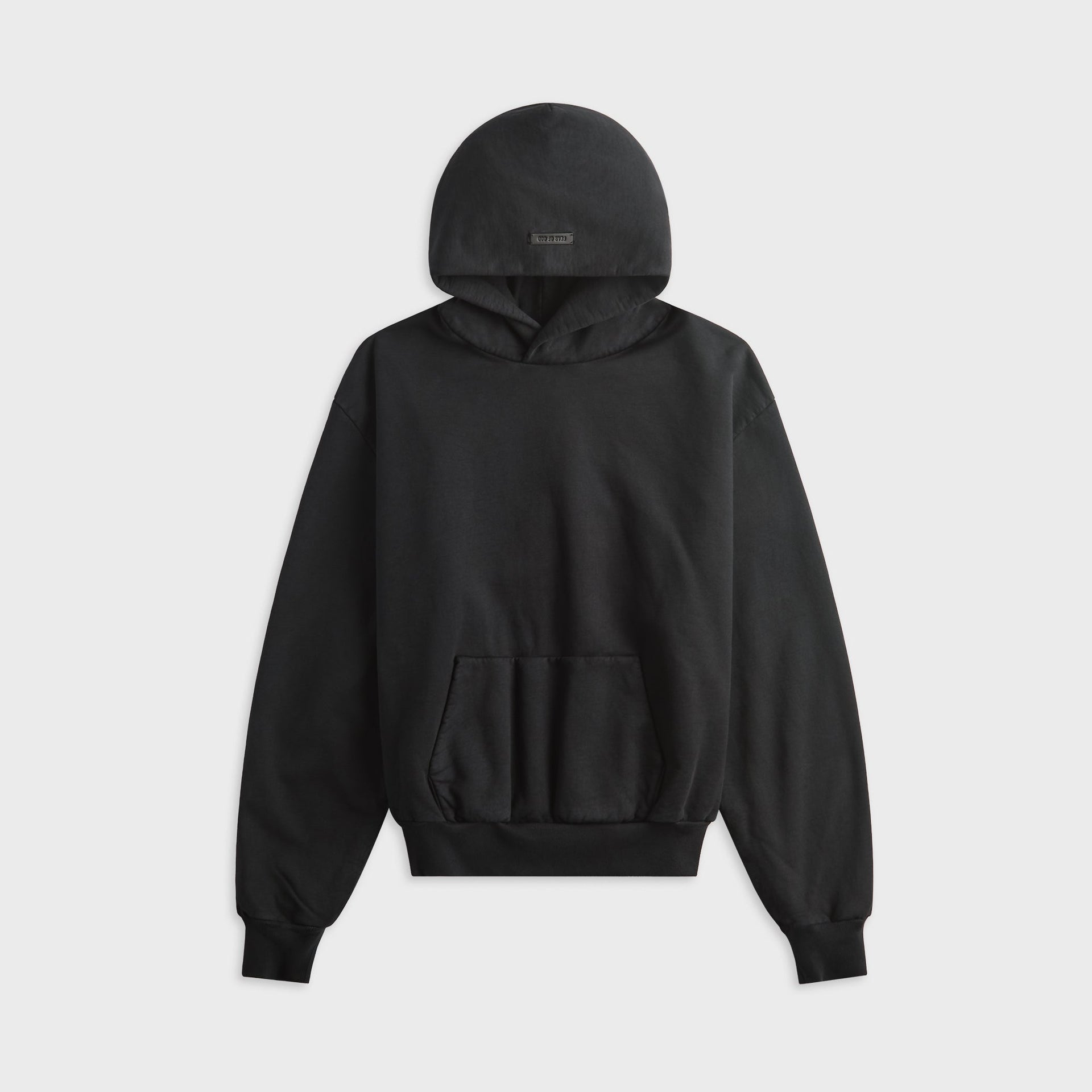 Fear Of God Sunfaded Classic Half Raglan Hoodie - Black