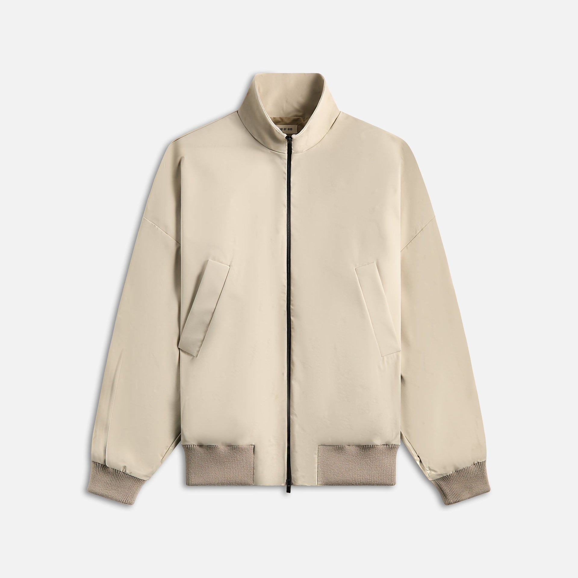 Fear of God High Neck Track Jacket - Cement