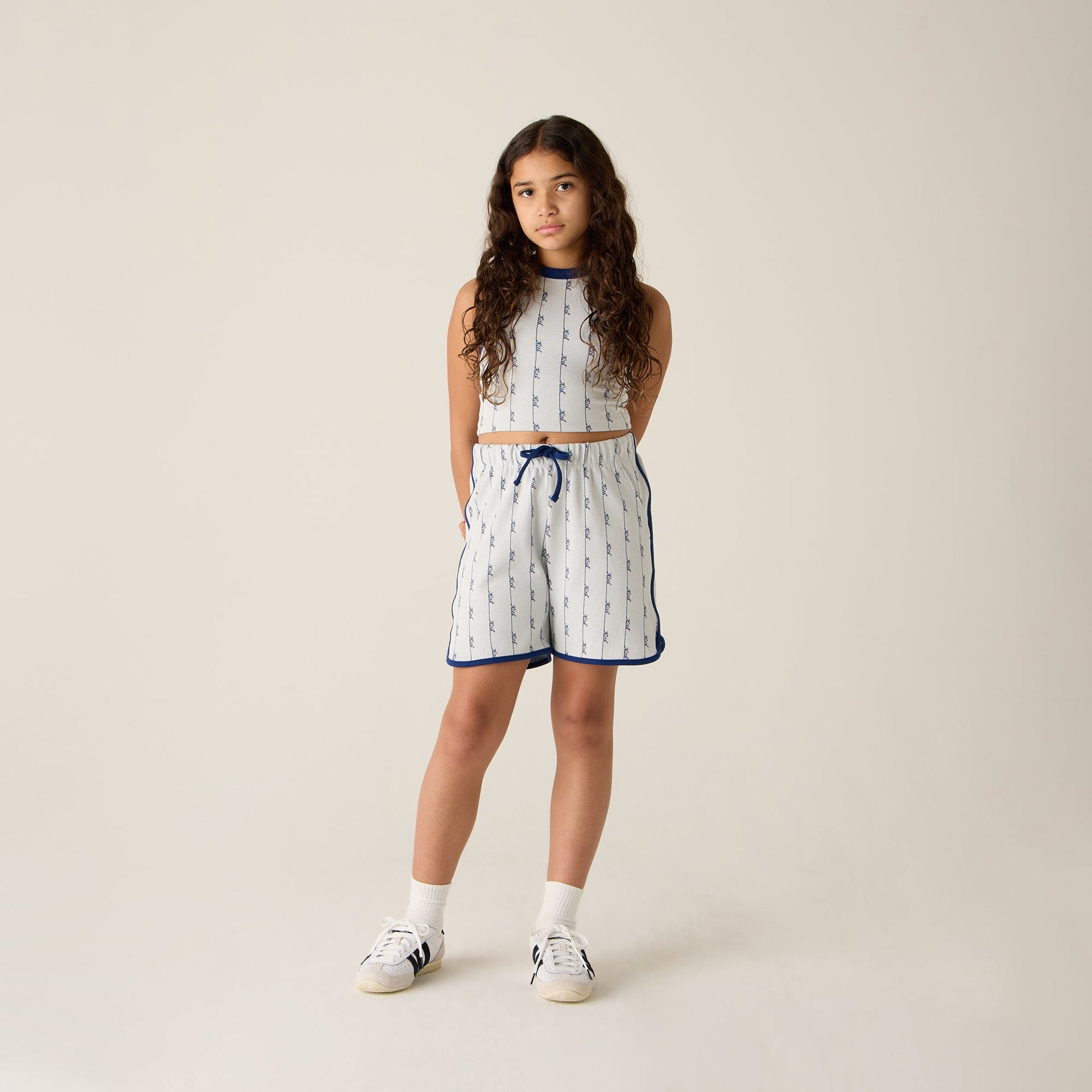 Kith Kids Script Knit Tiana Tank - Sandrift