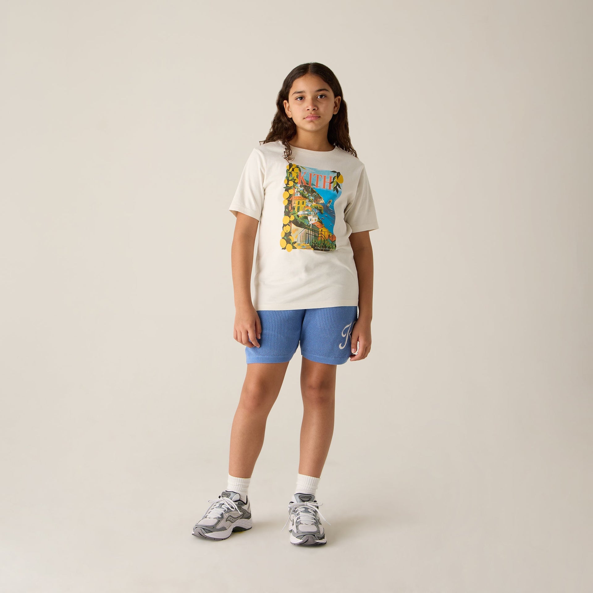 Kith Kids Vacation Souvenir Tee - Silk