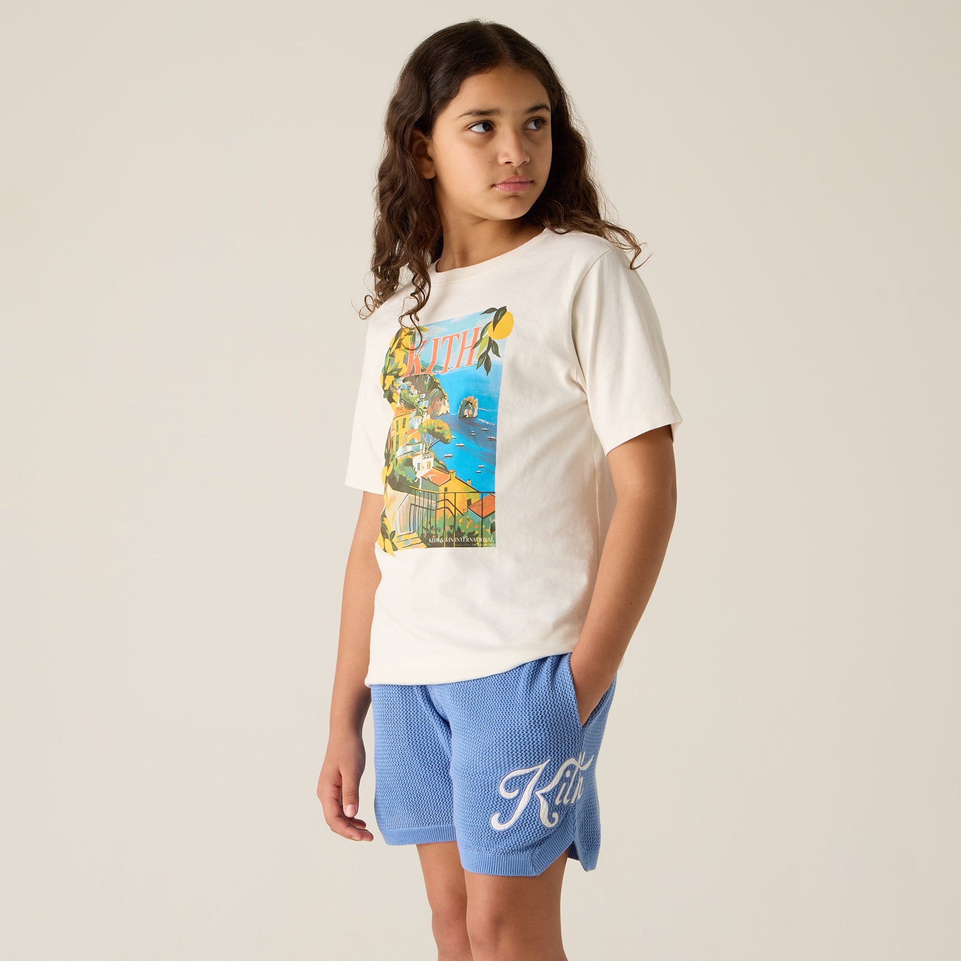 Kith Kids Vacation Souvenir Tee - Silk