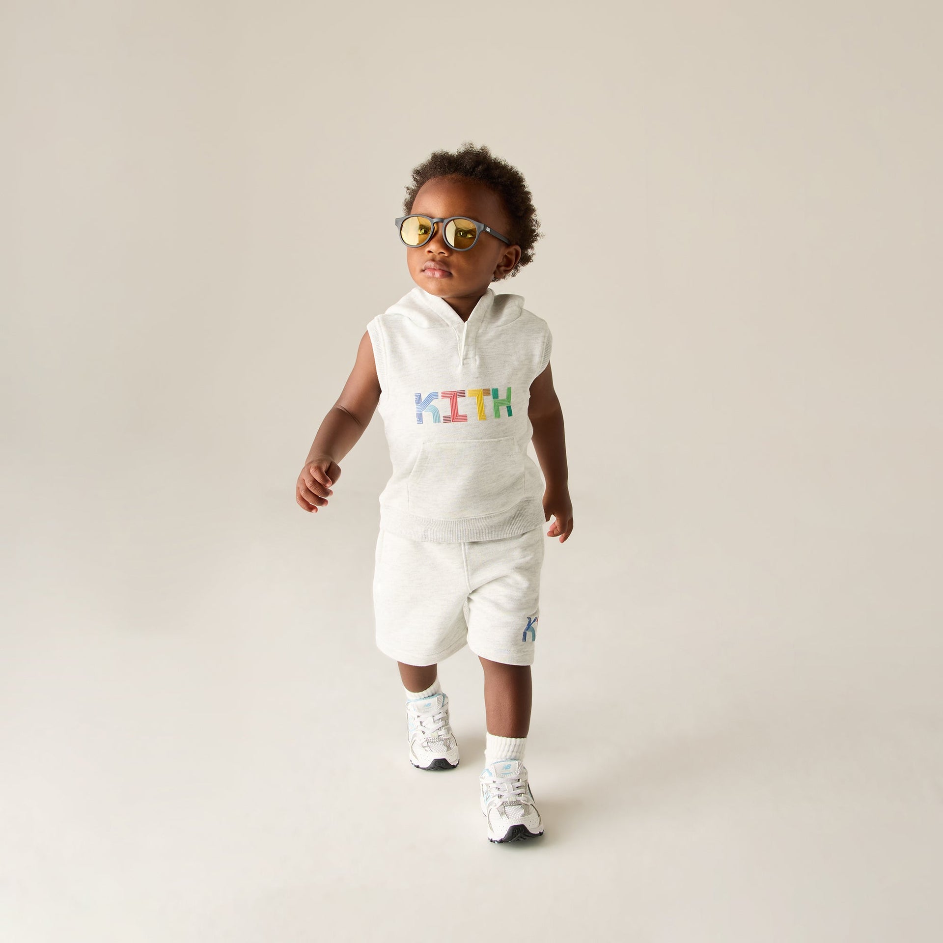 Kith Baby Pathways Nelson Short - Light Heather Grey