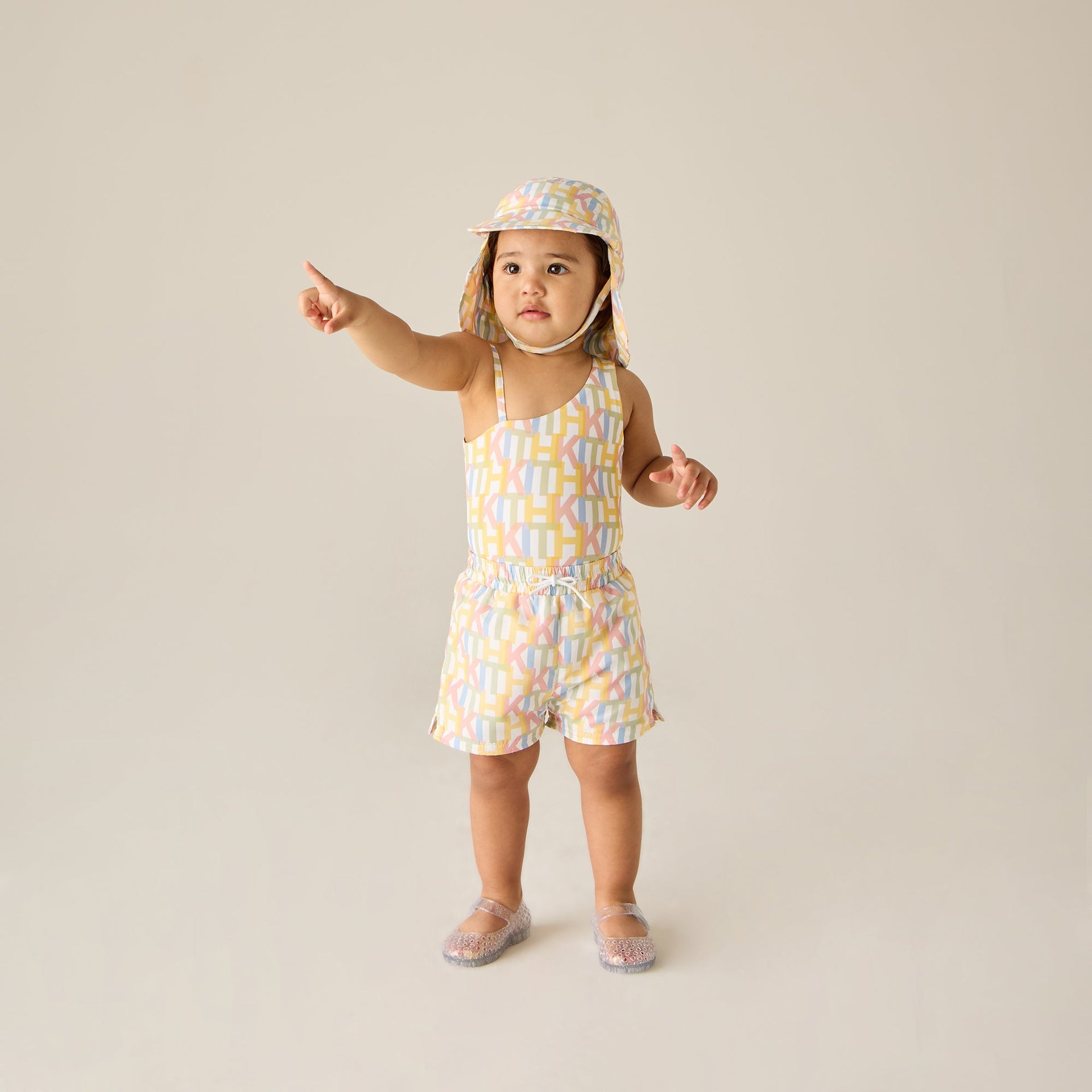 Kith Baby Monogram Kai Swim Trunk - Silk