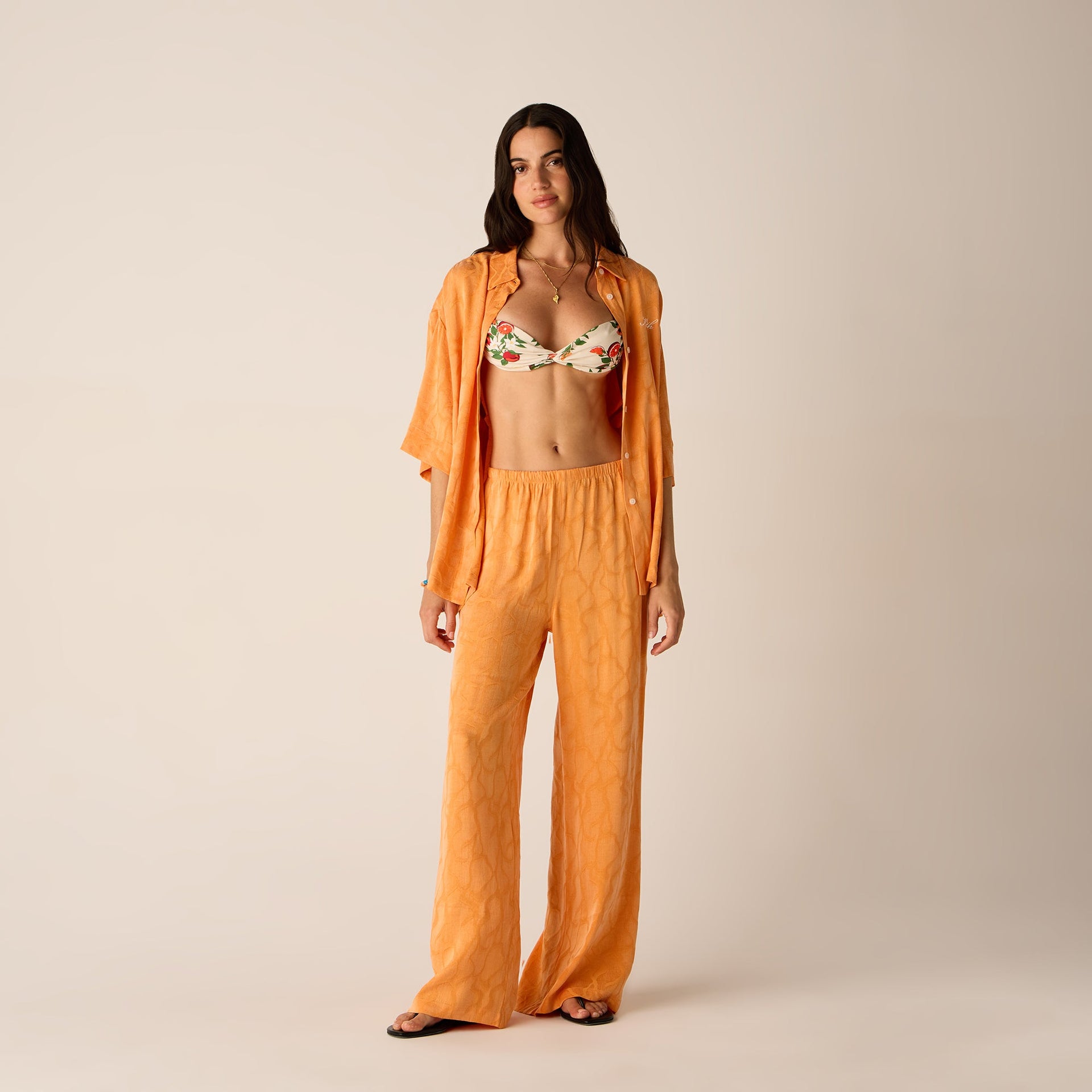 Kith Women Ida Wavy Jacquard Pant - Midsummer