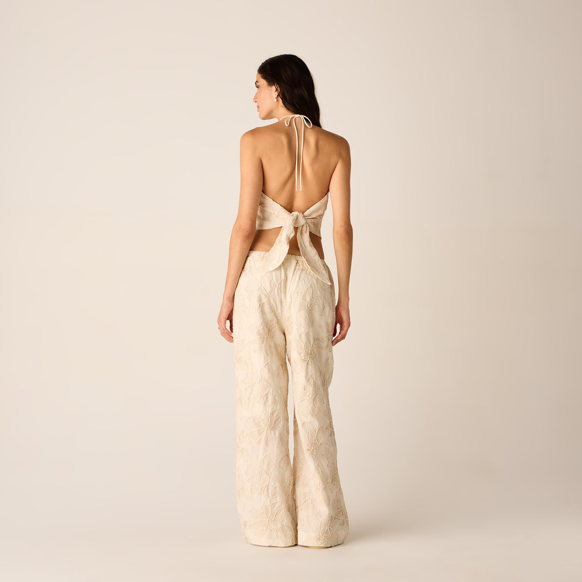 Kith Women Ida II Floral Embroidered Pant - Sandrift
