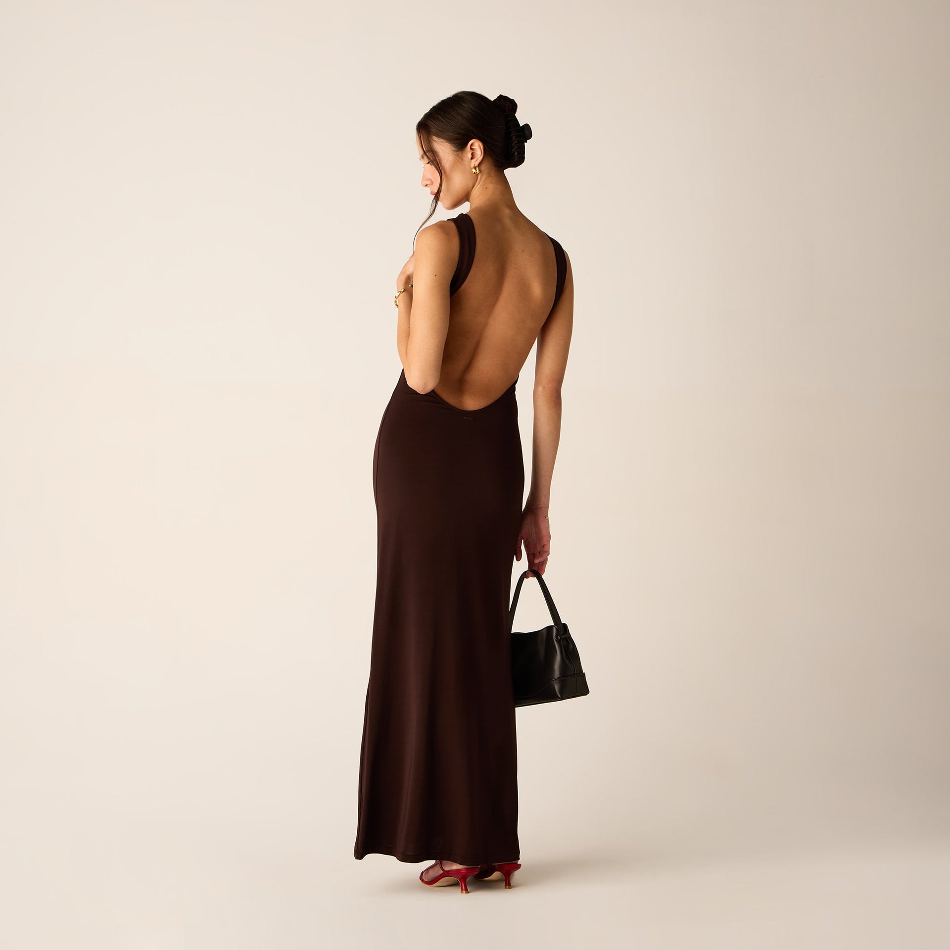 Kith Women Audra Backless Maxi Dress - Incognito