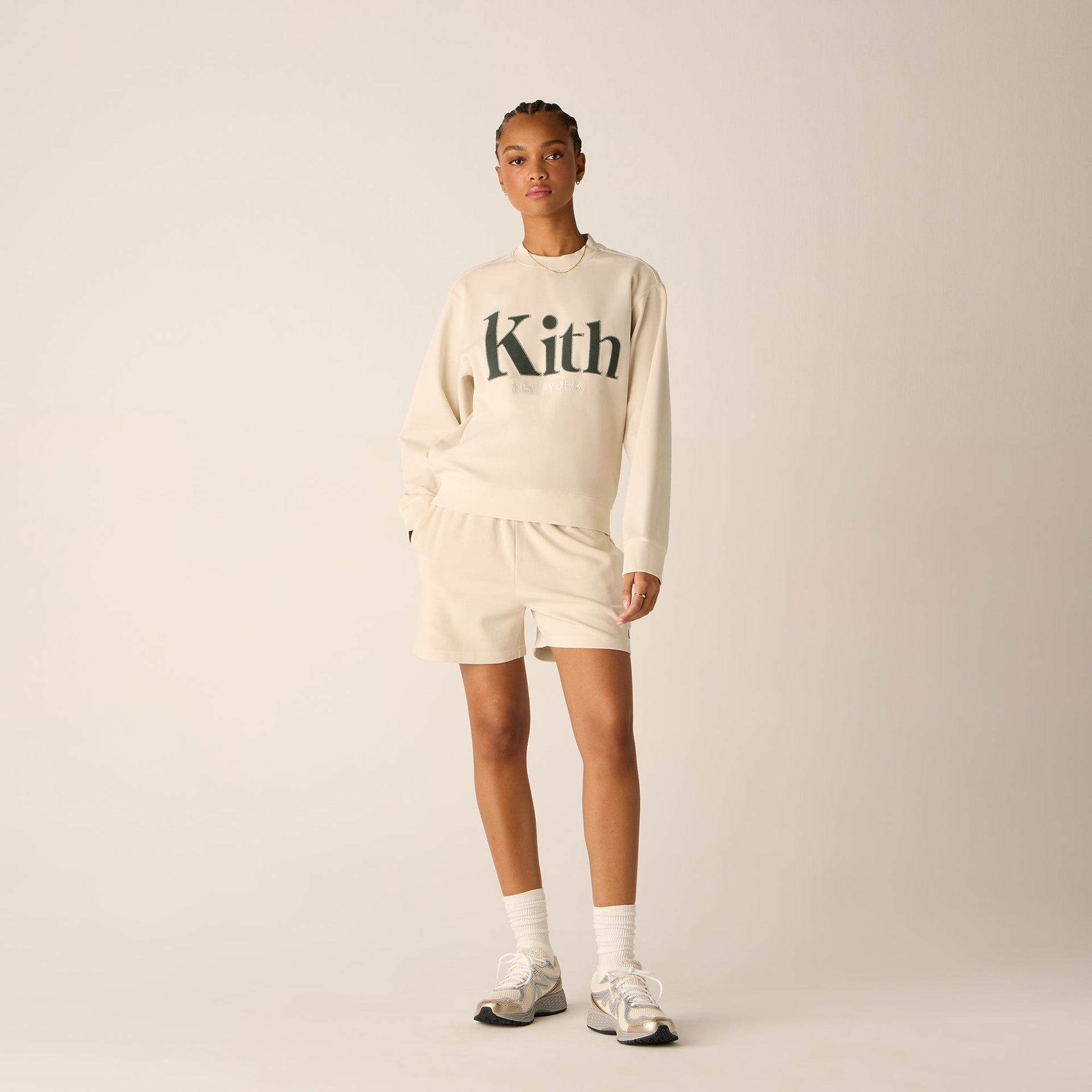 Kith Women Asher New York Crewneck - Veil