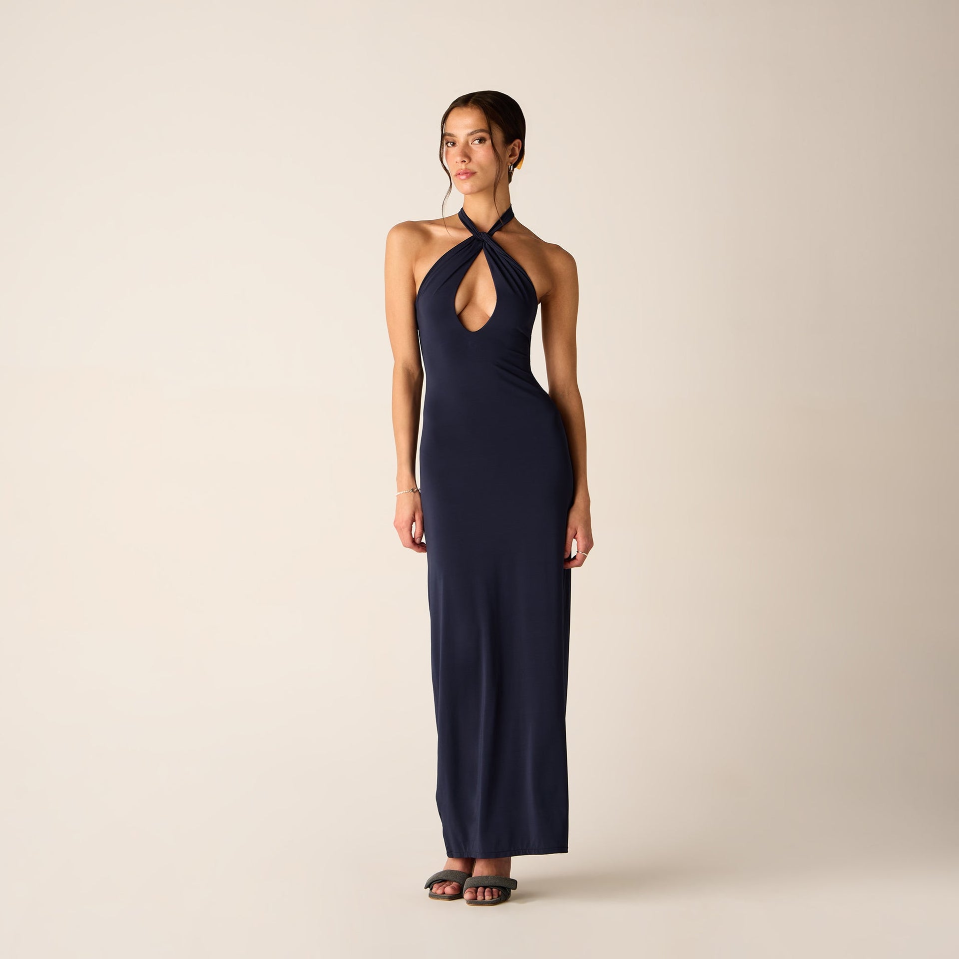 Kith Women Sasha Halter Maxi Dress - Nocturnal