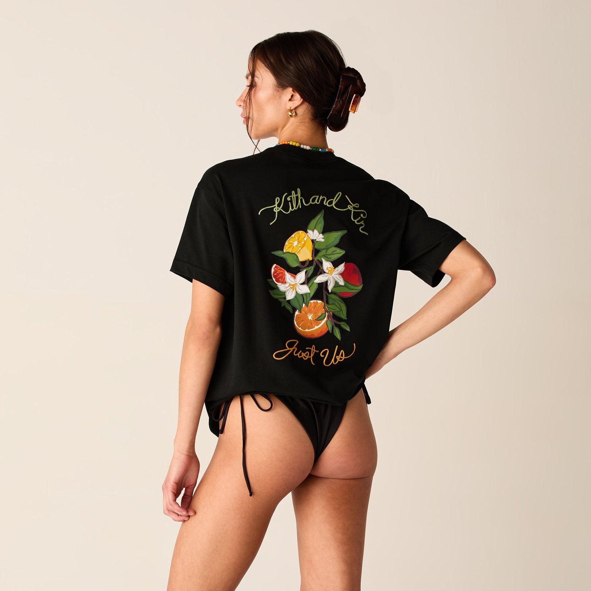 Kith Women Citrus Vintage Tee - Black PH