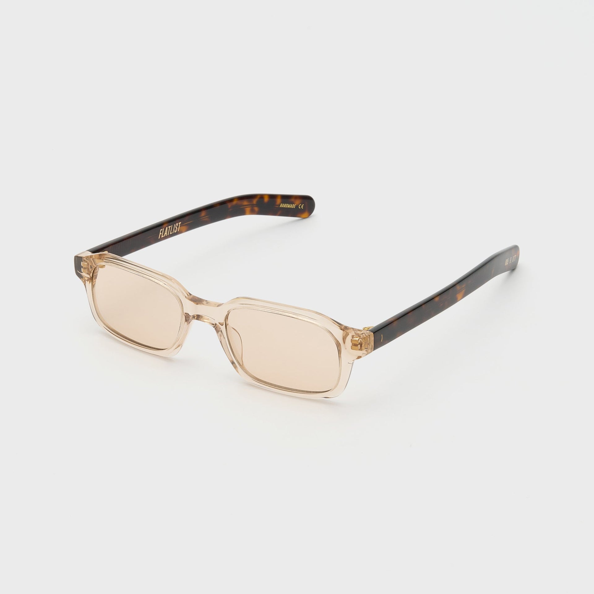 Flatlist Hanky - Crystal Beige / Dark Tortoise / Peach Lens