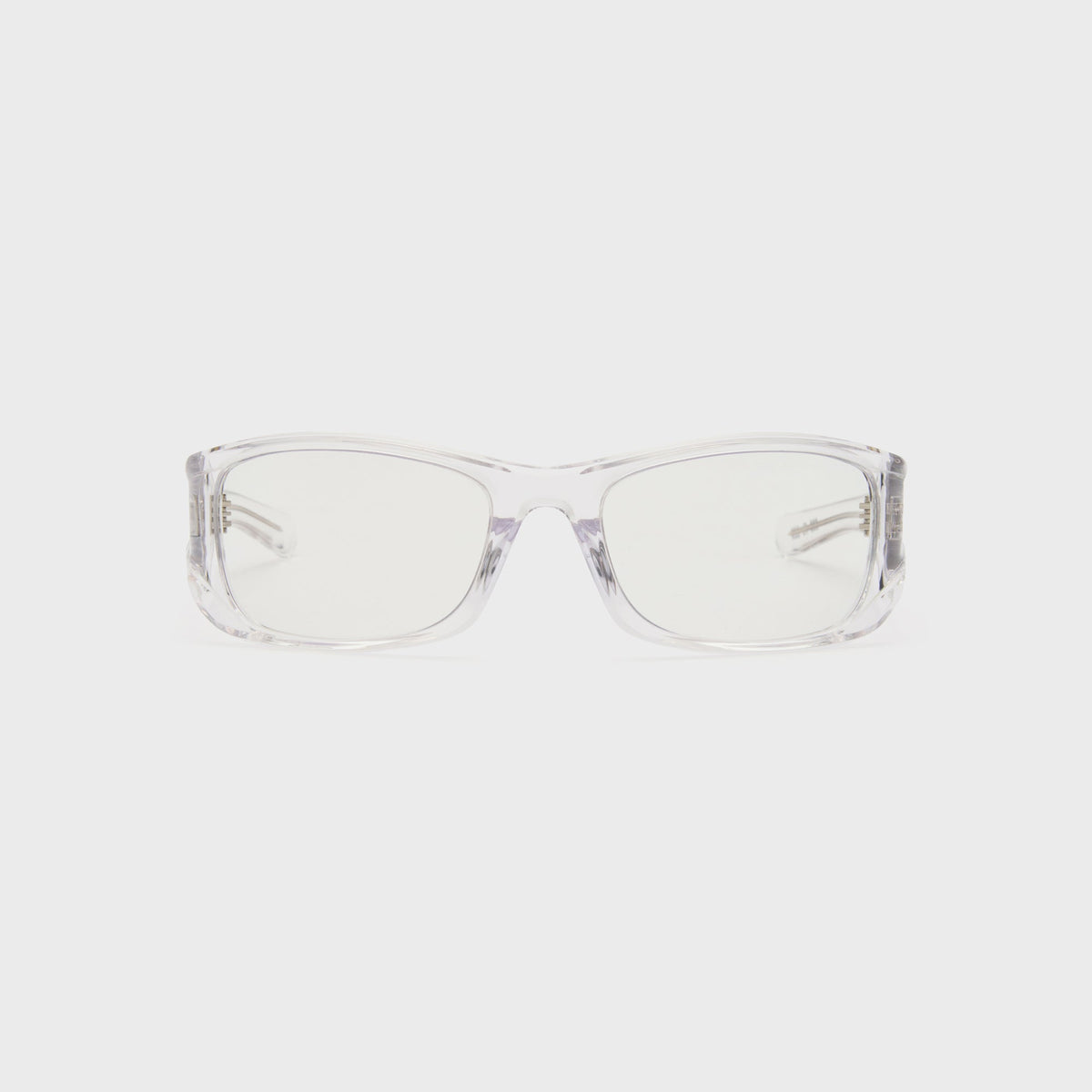 Flatlist Drift Sunglasses - Clear Crystal / Clear Lens Blue Light