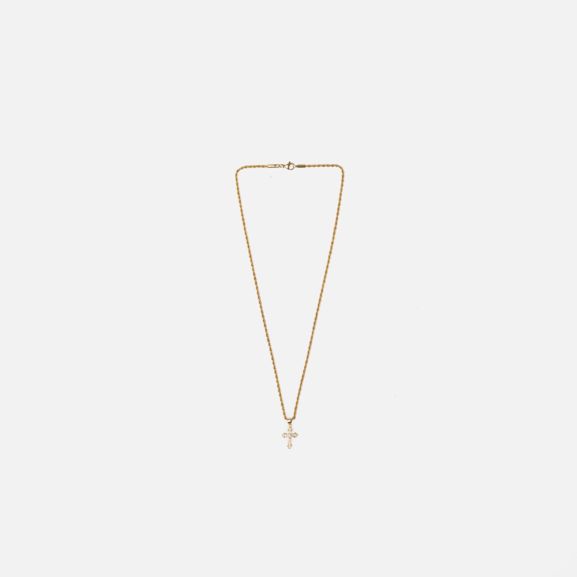 Fallon Cross Chain Necklace