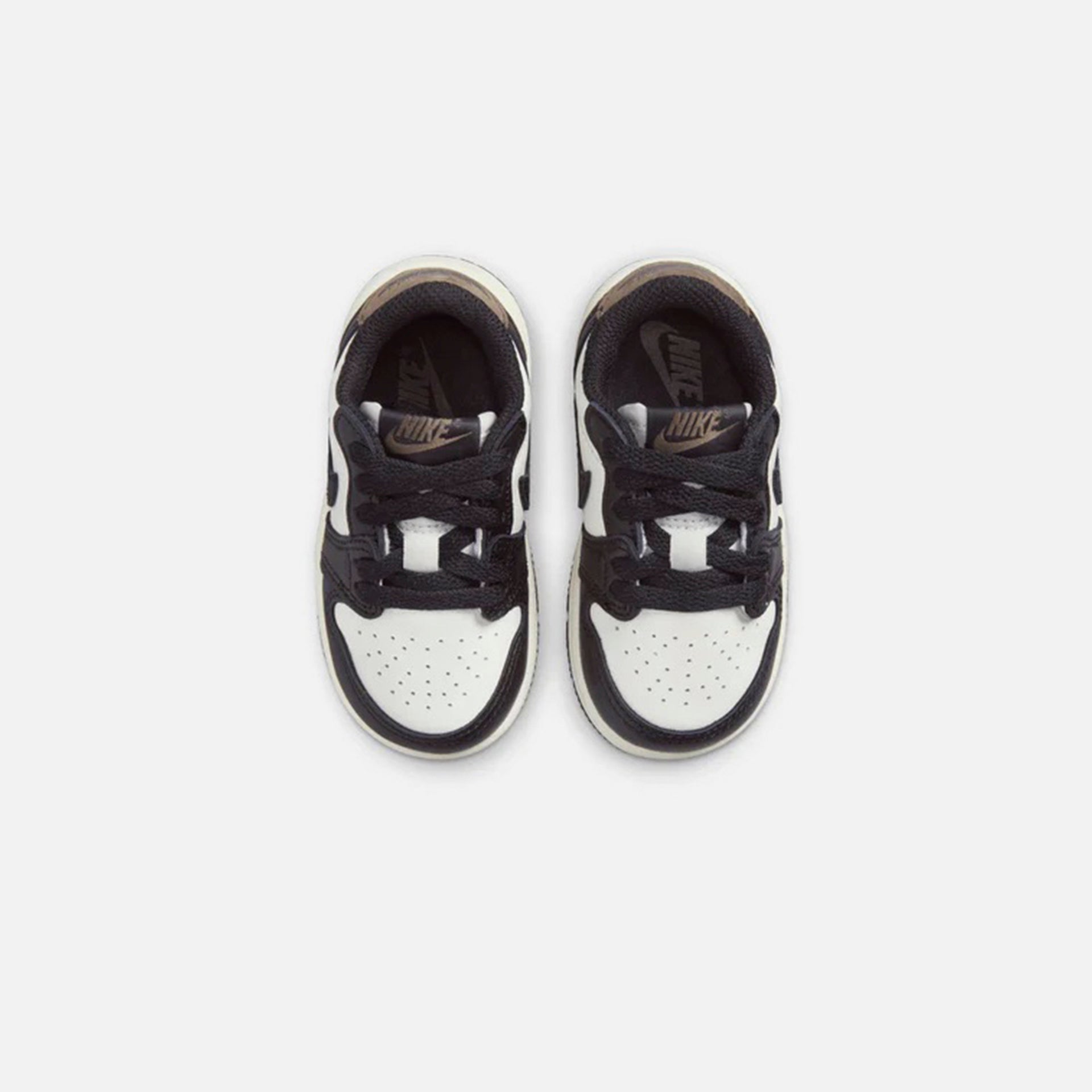 Jordan TD Air Jordan 1 Low OG - White / Black / Dark Mocha