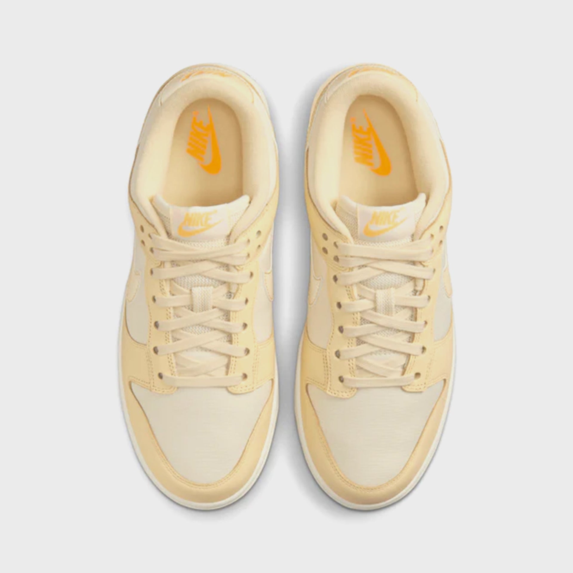 Nike Dunk Low - Muslin /Pale Ivory / Laser Orange / Team Gold