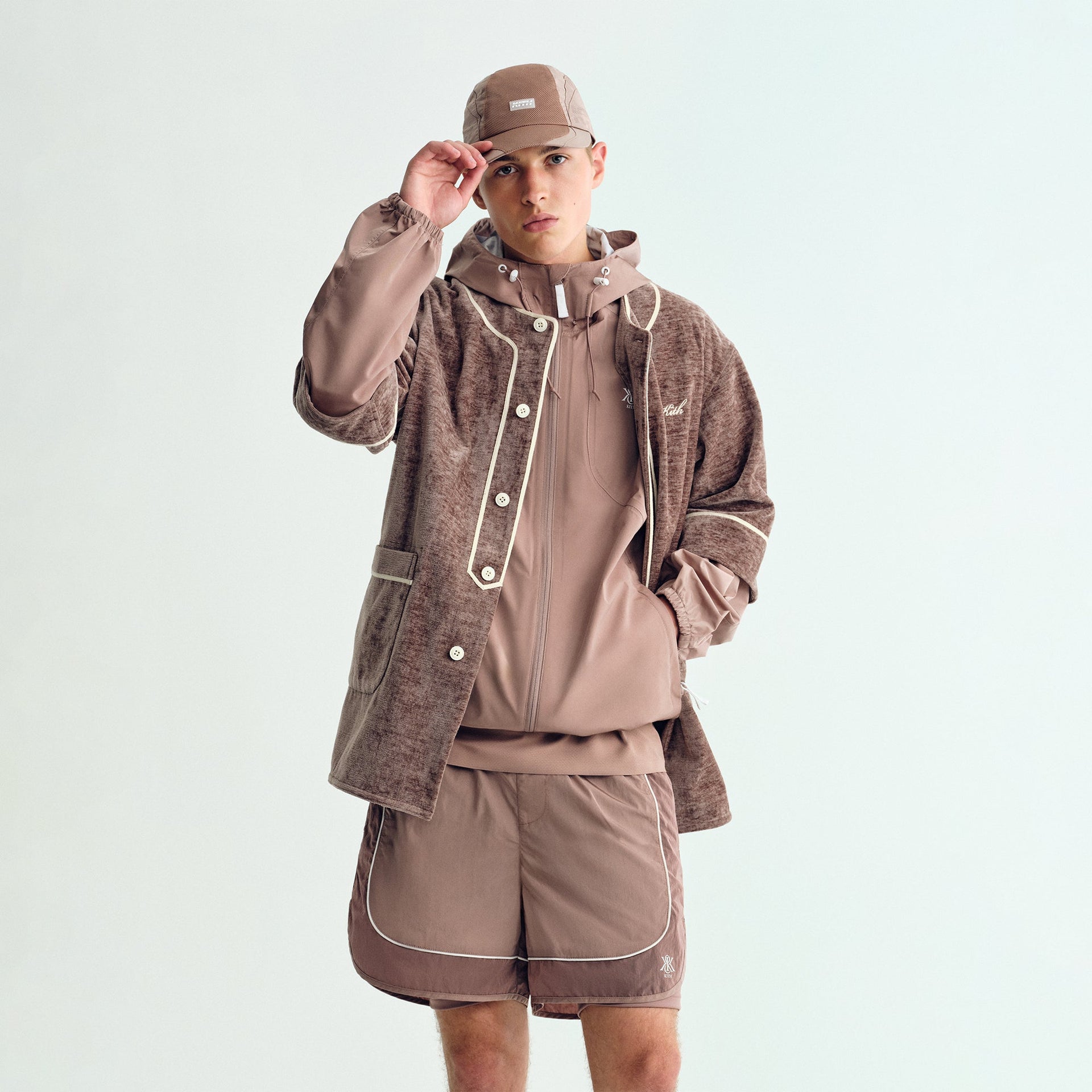 Kith Jordan Tech Short - Dusty Mauve