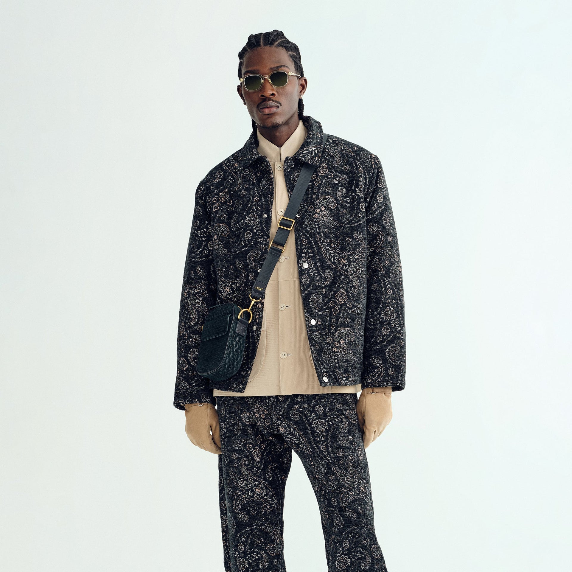 Kith Paisley Tapestry Irvin Coaches Jacket - Equestrian