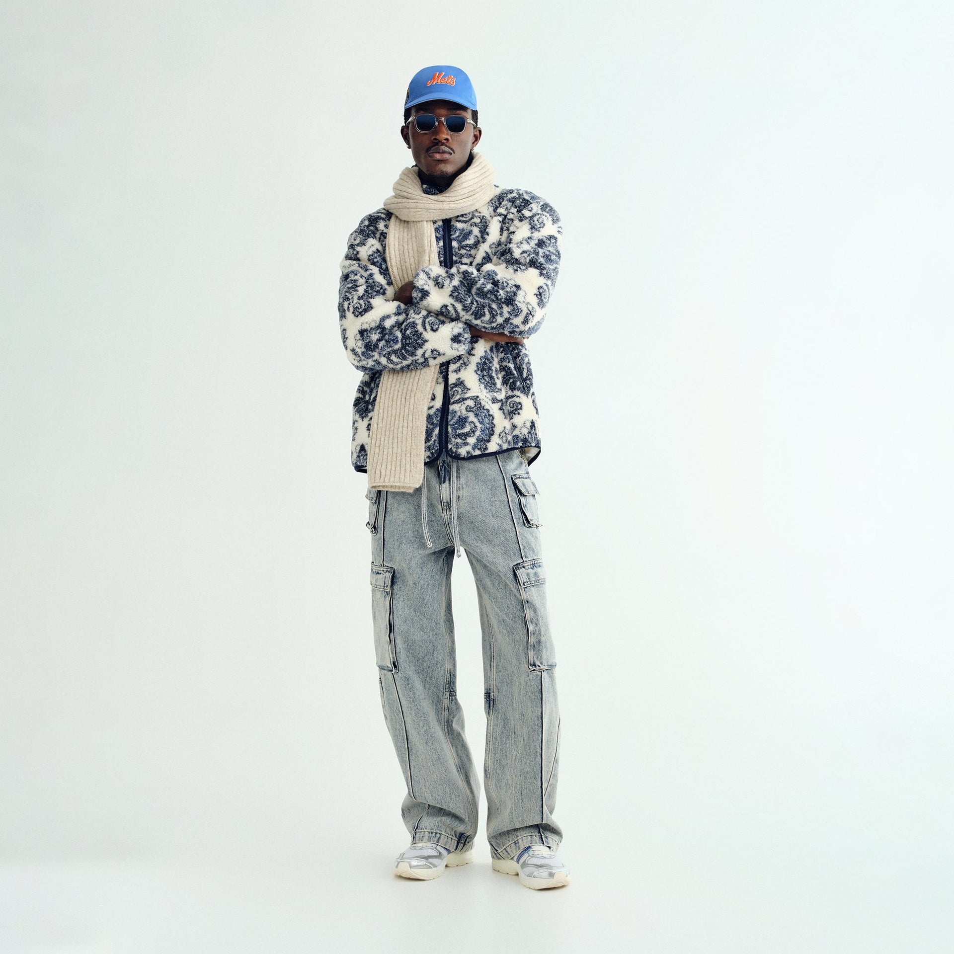 Kith Zane Denim Cargo Pant -  Cameron Wash